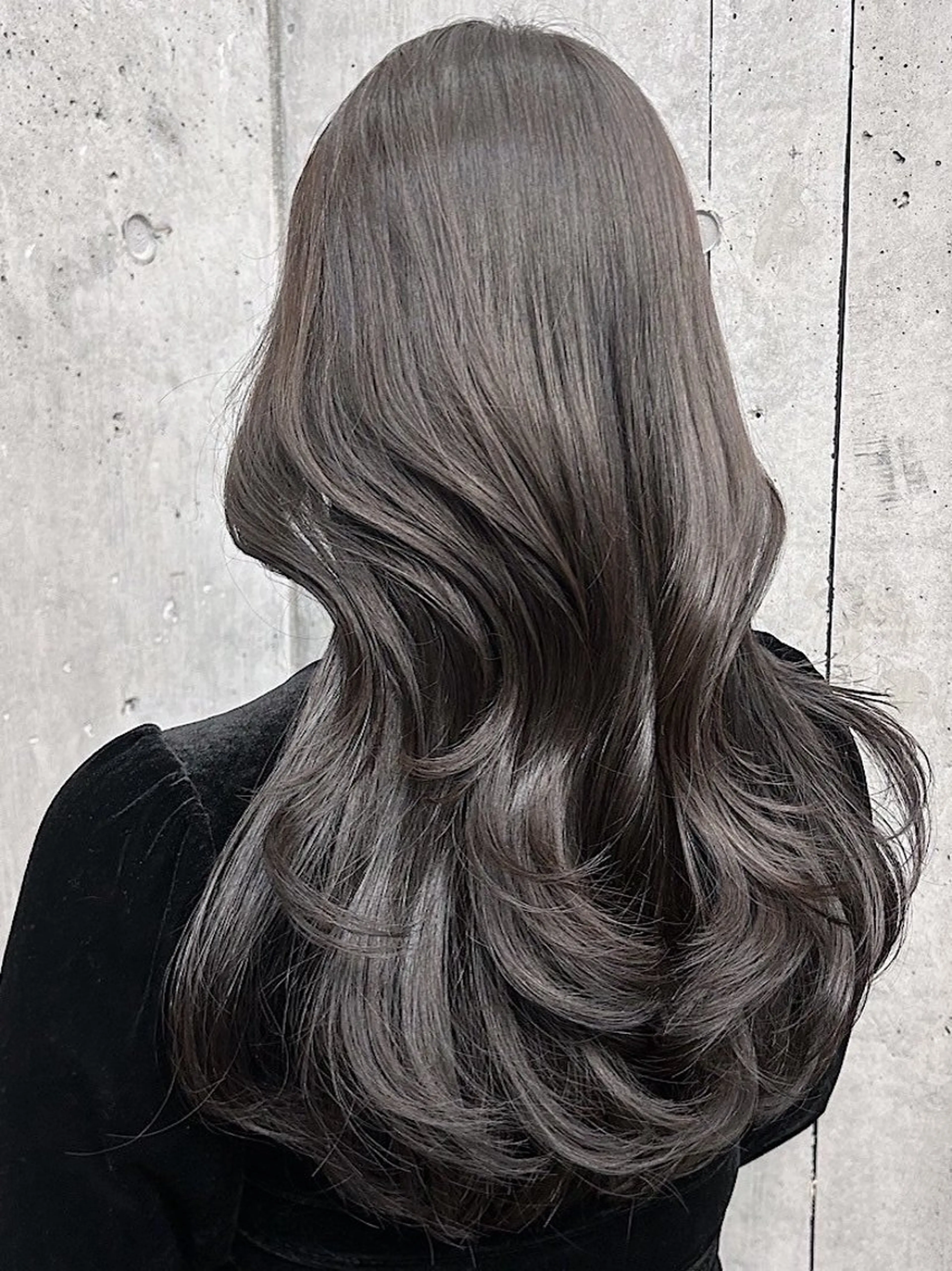 ロング カラー ヘアアレンジ 縮毛矯正 垢抜け透明感カラー 指名No.1shunのヘアスタイル