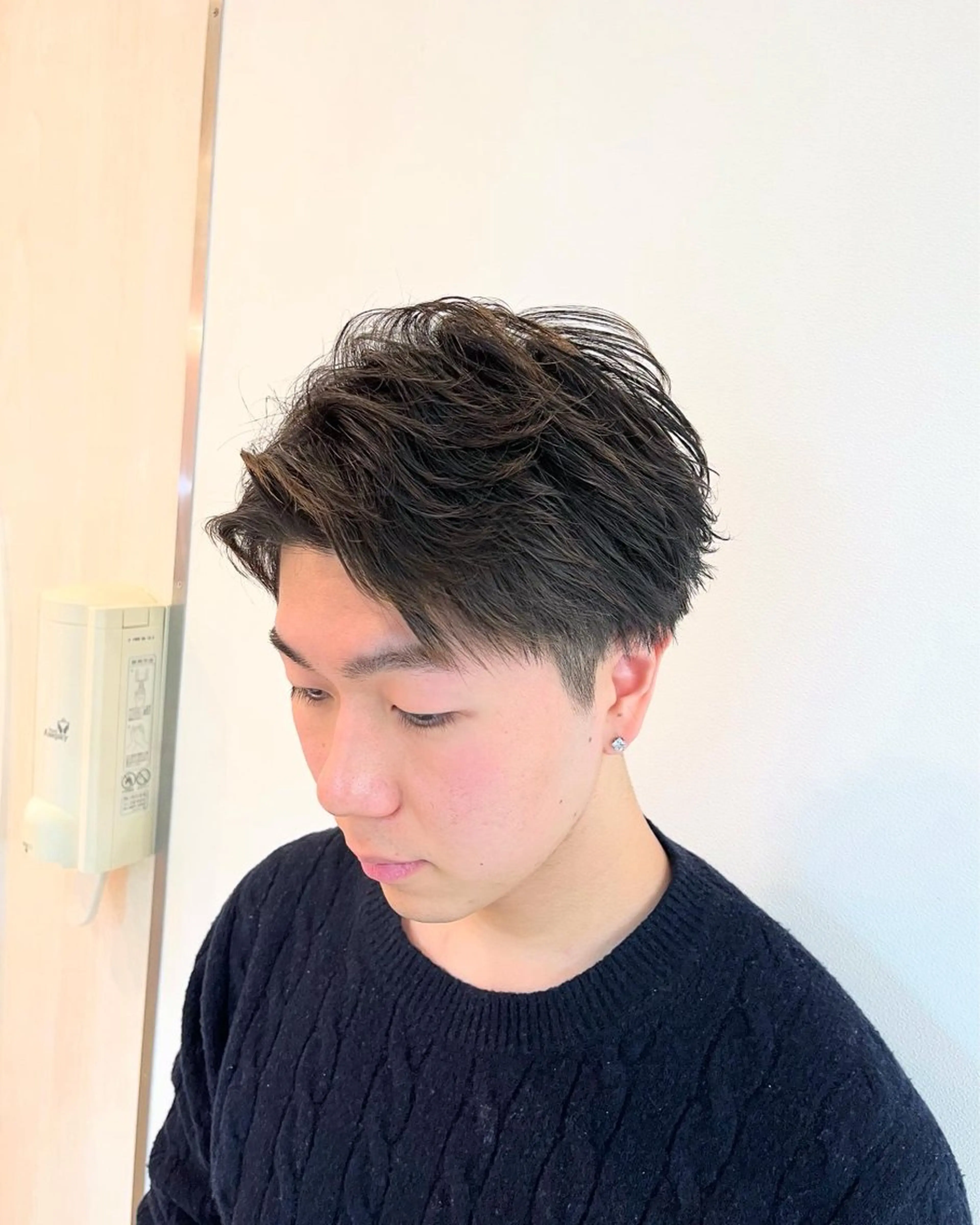 パーマ メンズ 外川 生純美ೀ🌝のヘアスタイル