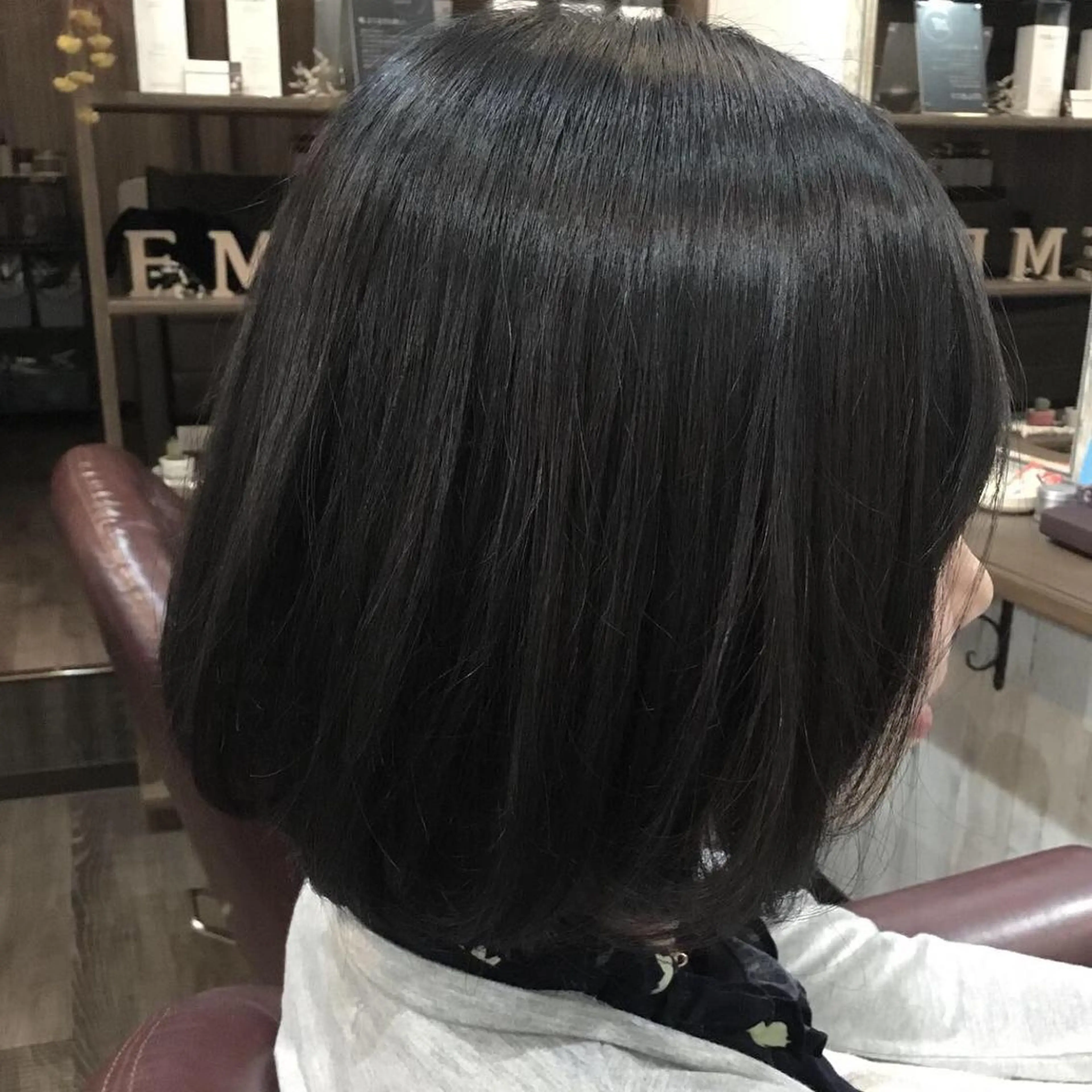 ミディアム カラー パーマ 金崎 新吾のヘアスタイル