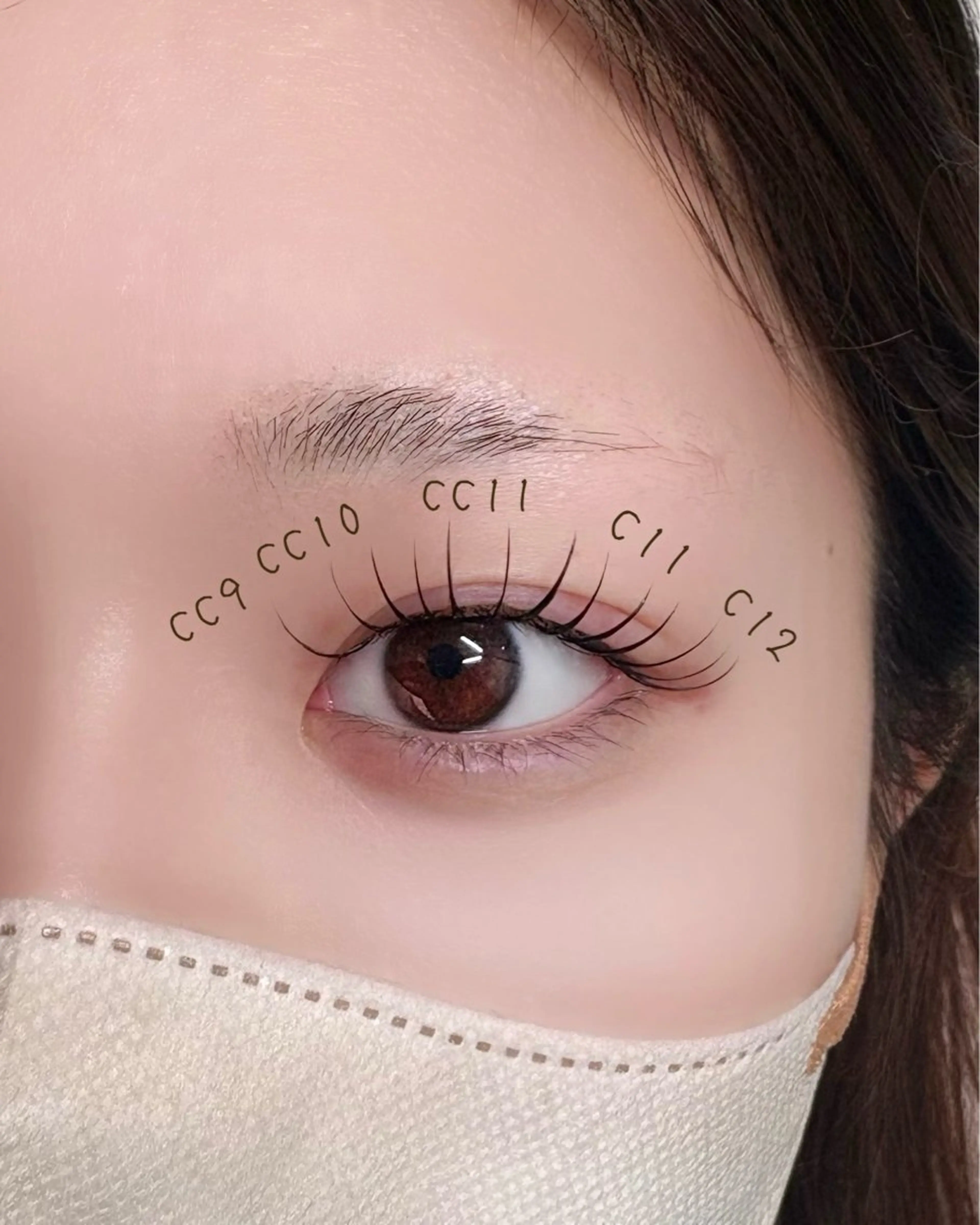 マツエク・マツパ マツエク ENNE💎 Rikaのマツエク・マツパデザイン