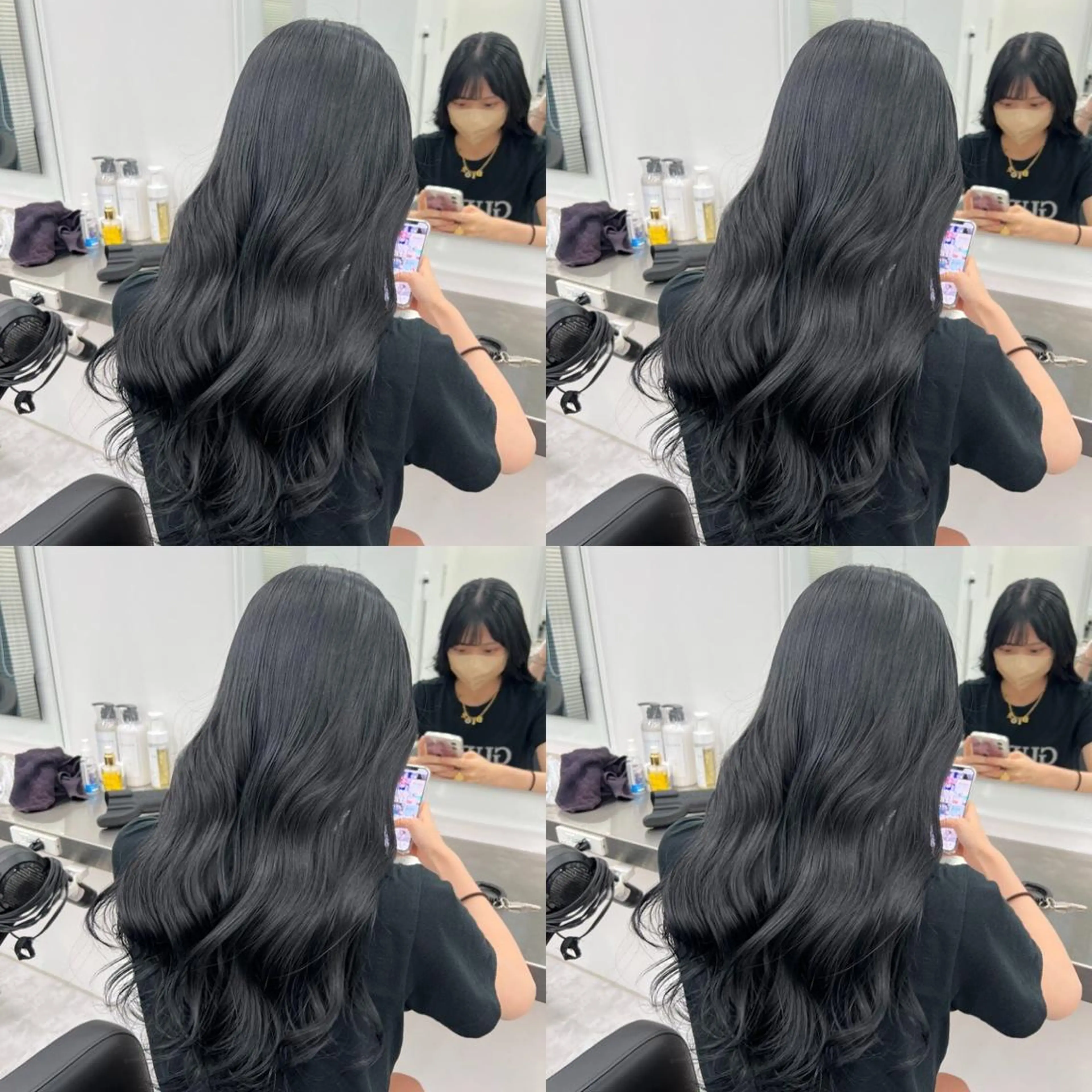 セミロング カラー ブリーチなし透明感 カラー/MISANOのヘアスタイル