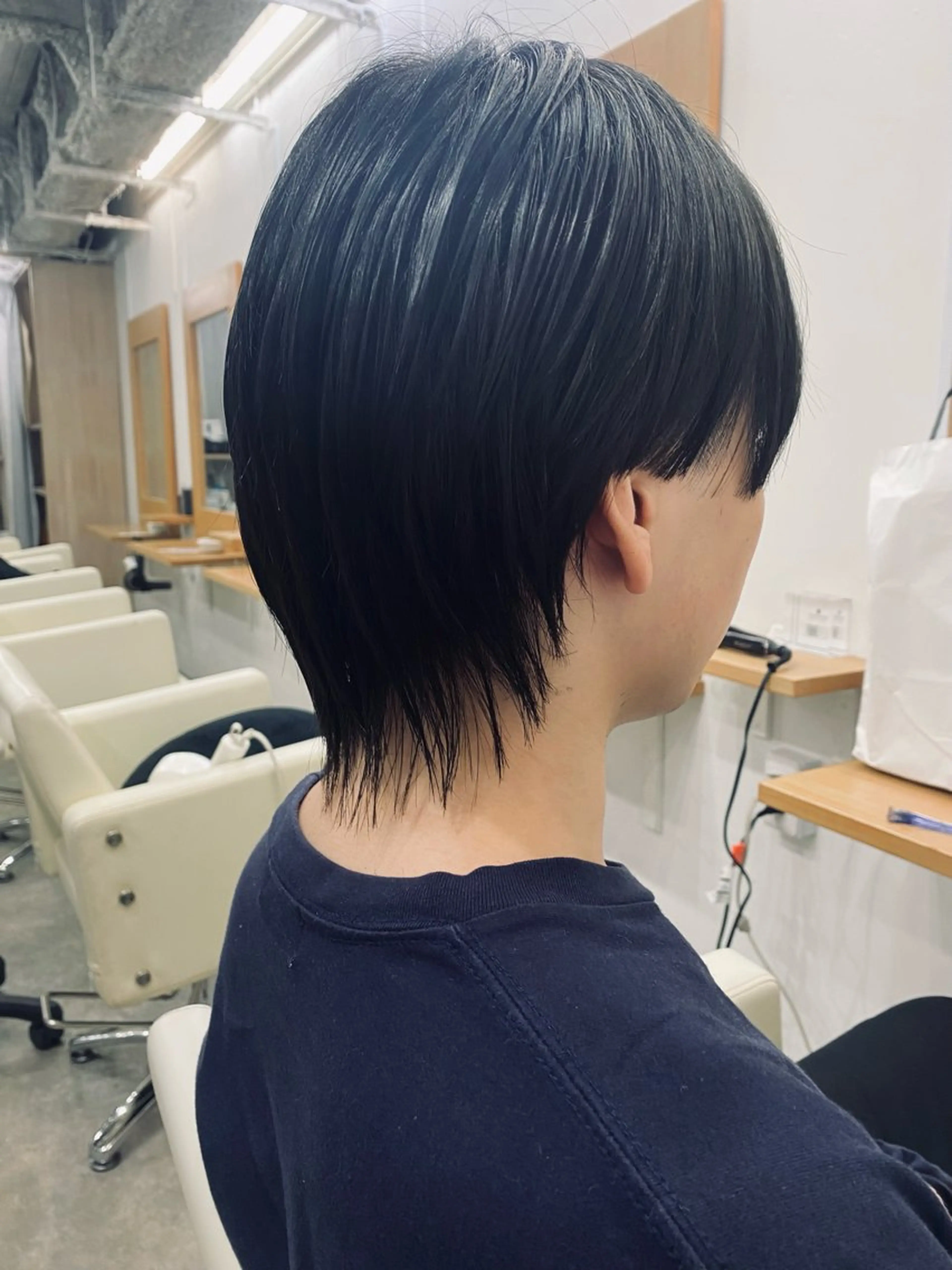 ショート メンズ メンズウルフカット ウルフカット 大内 良斗のヘアスタイル