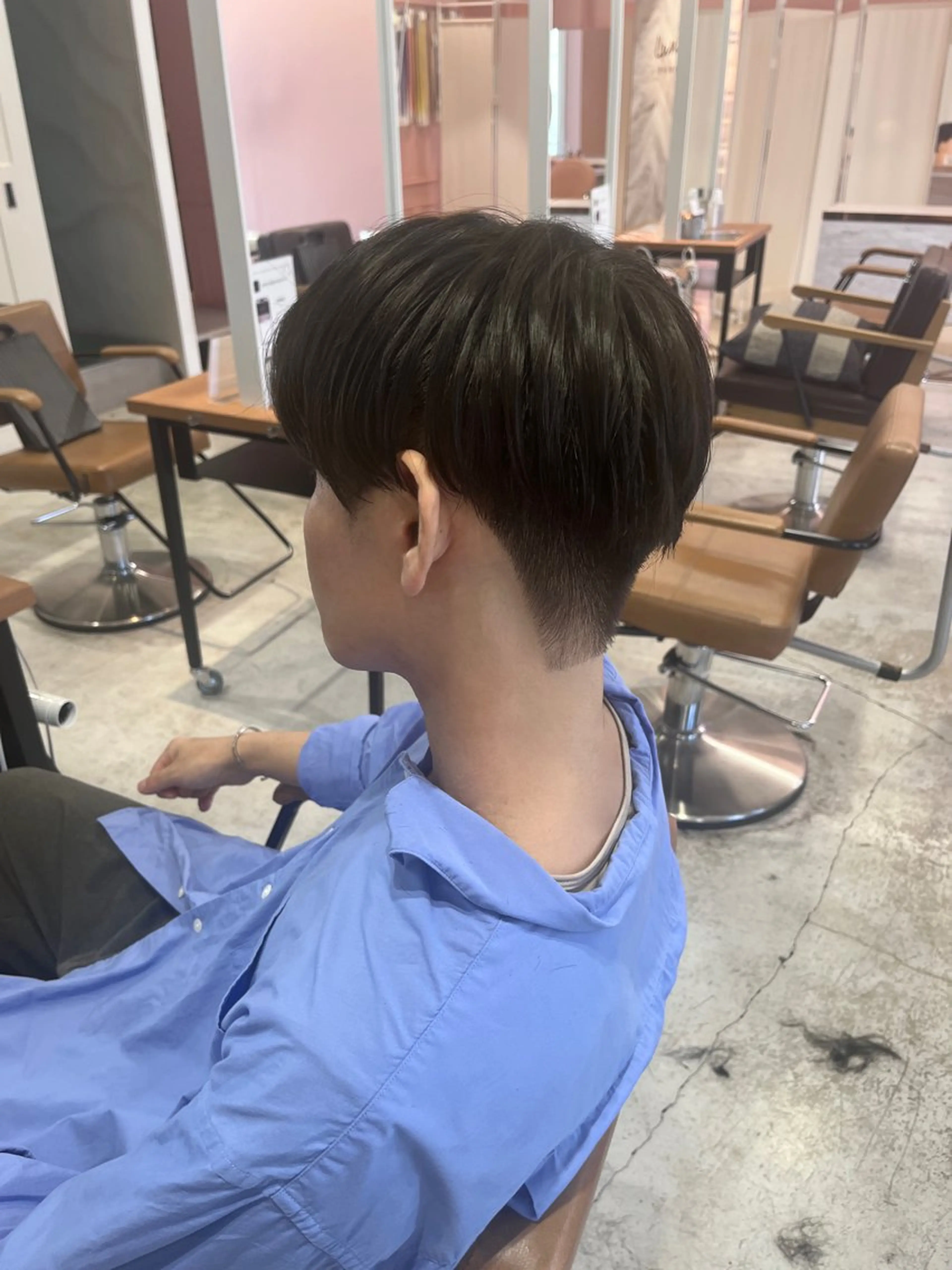 ショート メンズ カット 大阪韓国メンズ特化 LUNAのヘアスタイル