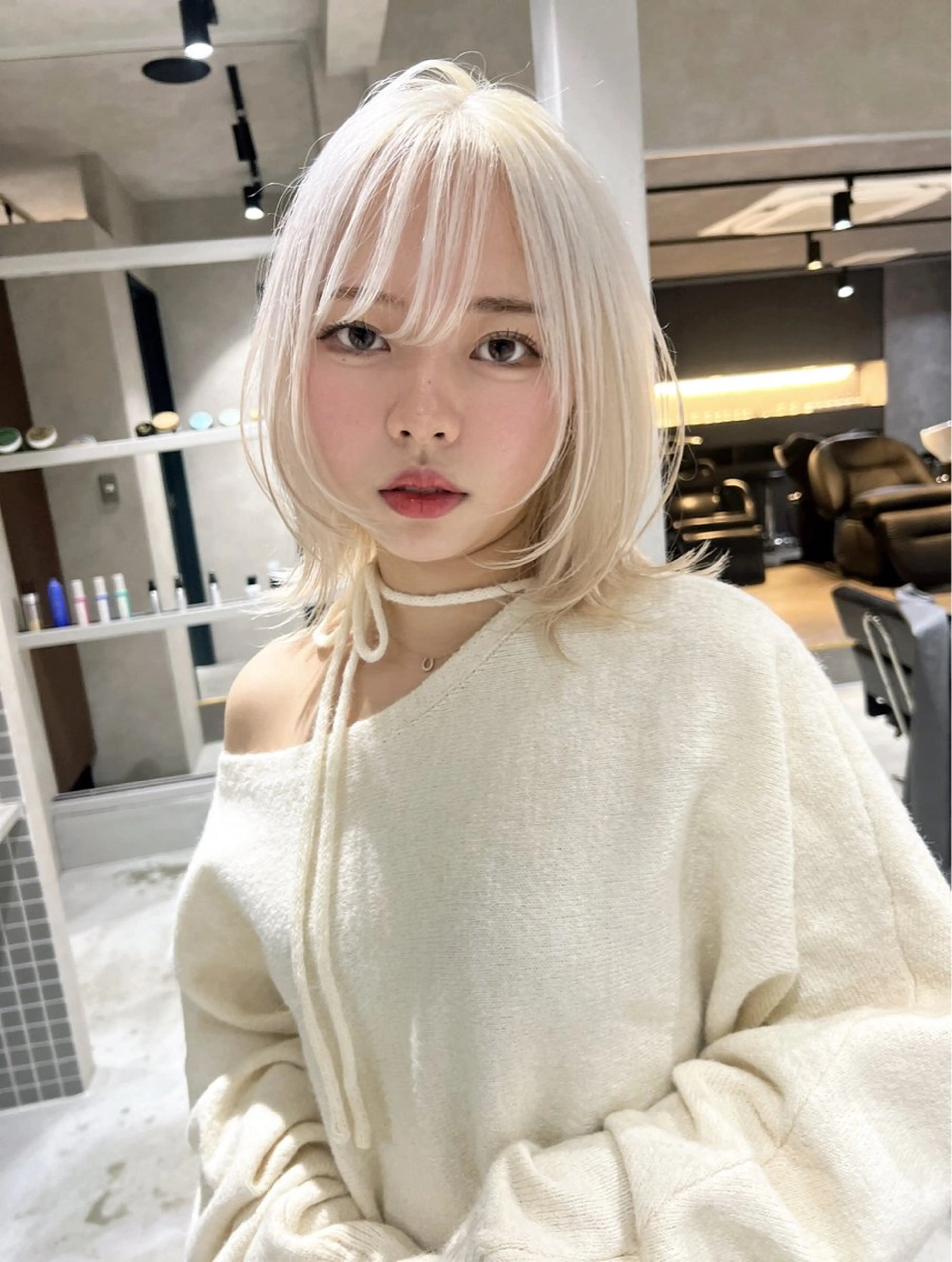 カラー 🖤複雑履歴ブリーチ Mizuki 🖤のヘアスタイル