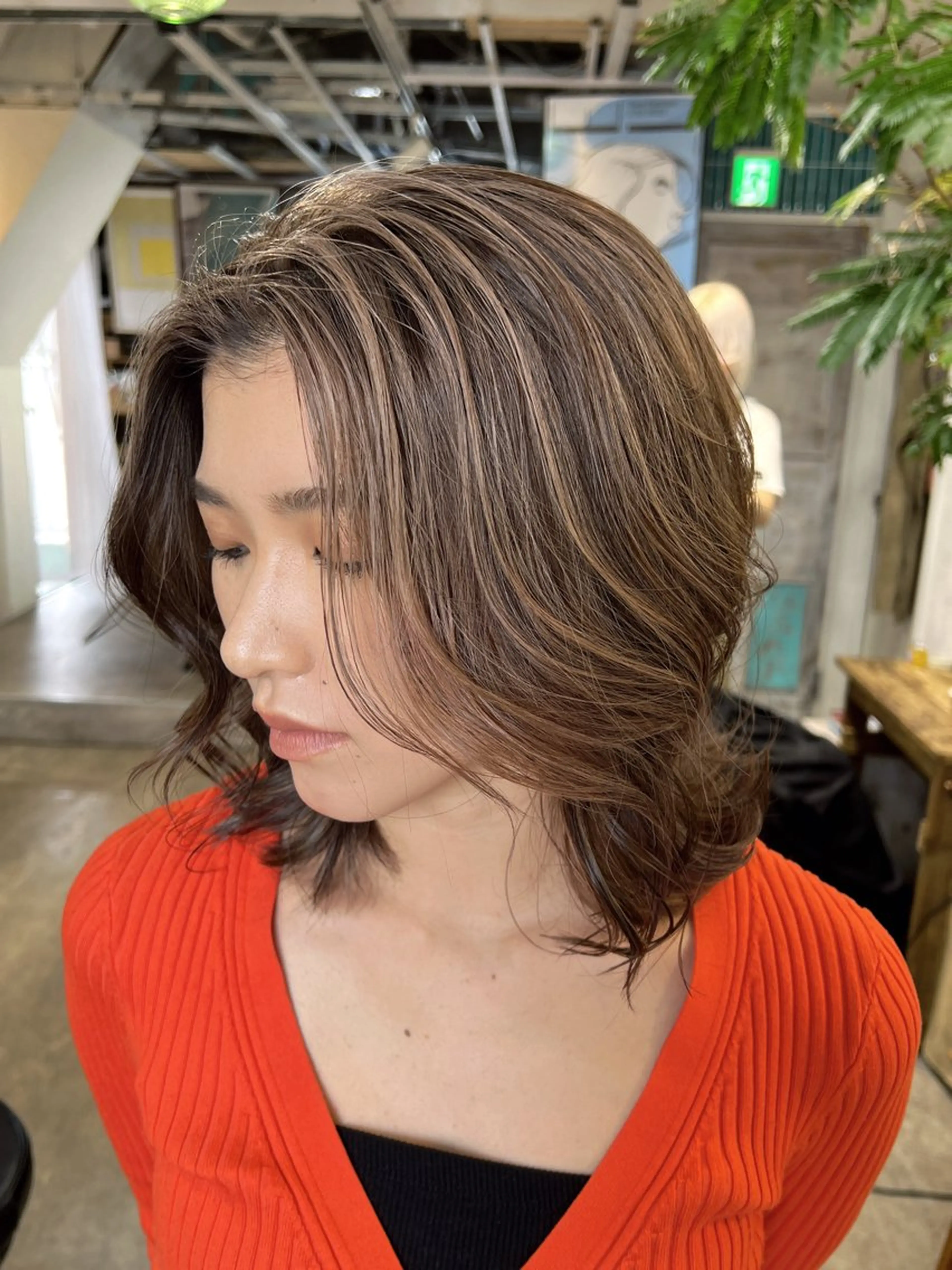 ミディアム 髪質改善専門店 エイジングケアのヘアスタイル