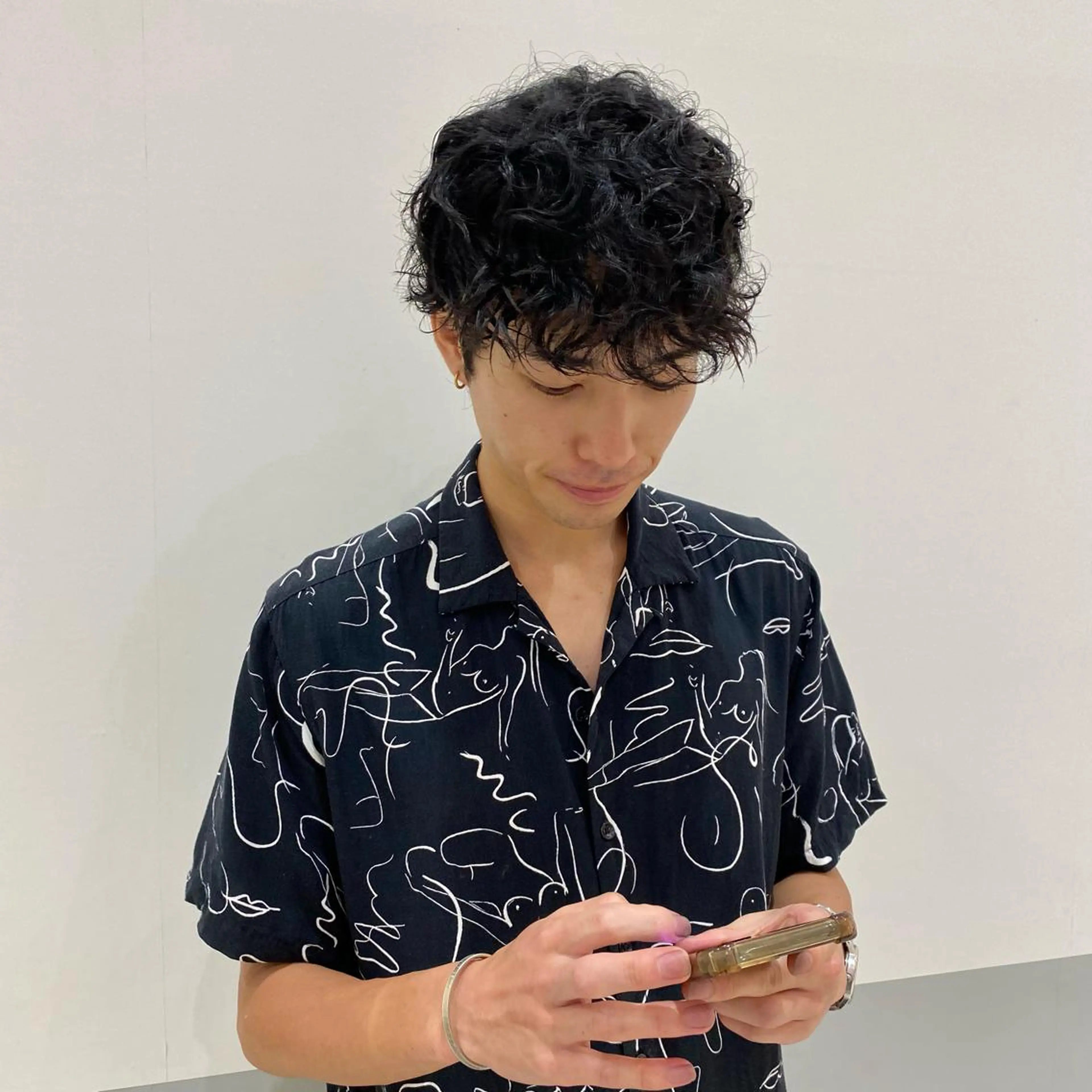 パーマ メンズ 佐藤 彩香のヘアスタイル