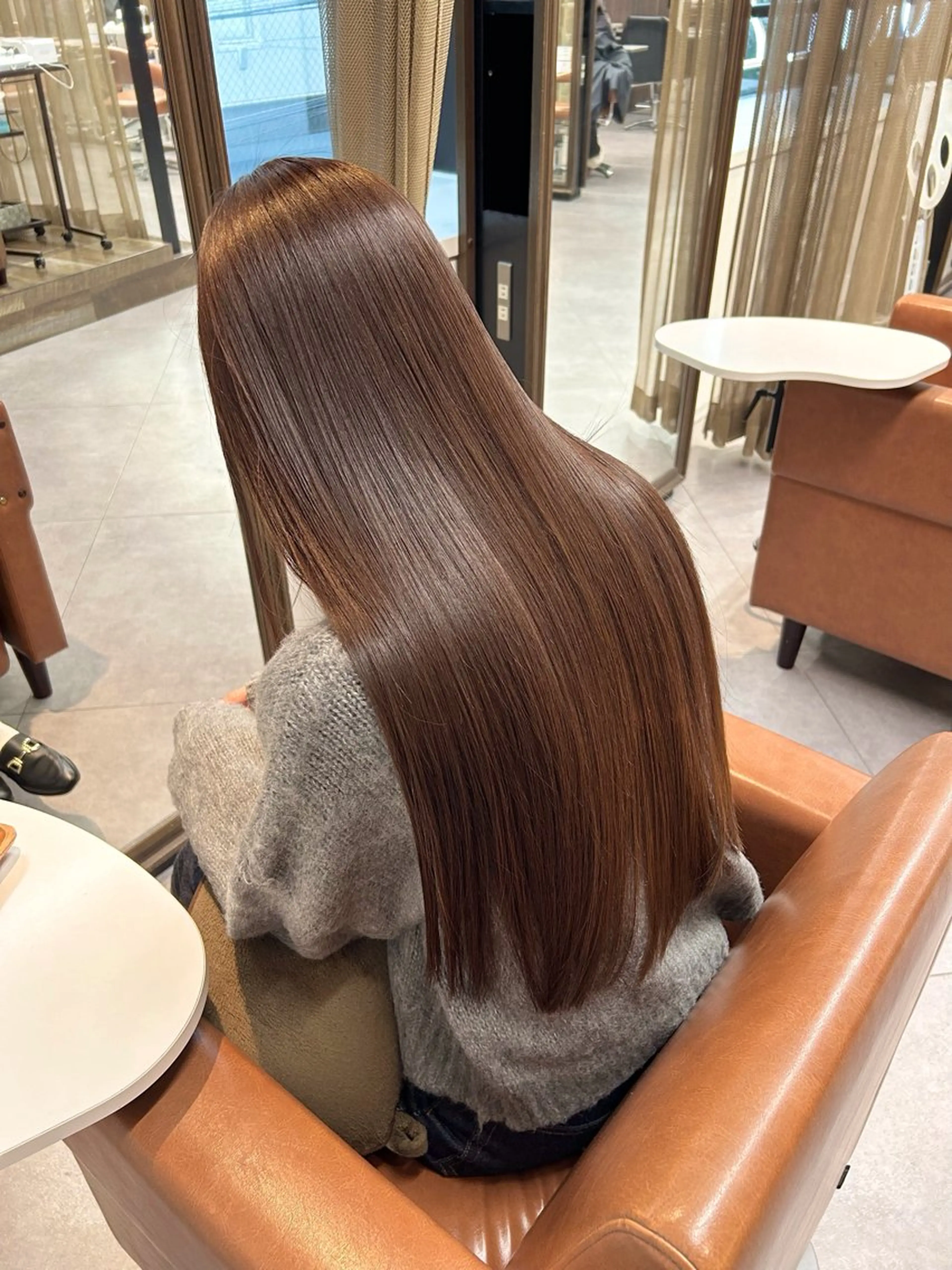 ロング 💎艶カラー+美髪 +髪質改善💎のヘアスタイル