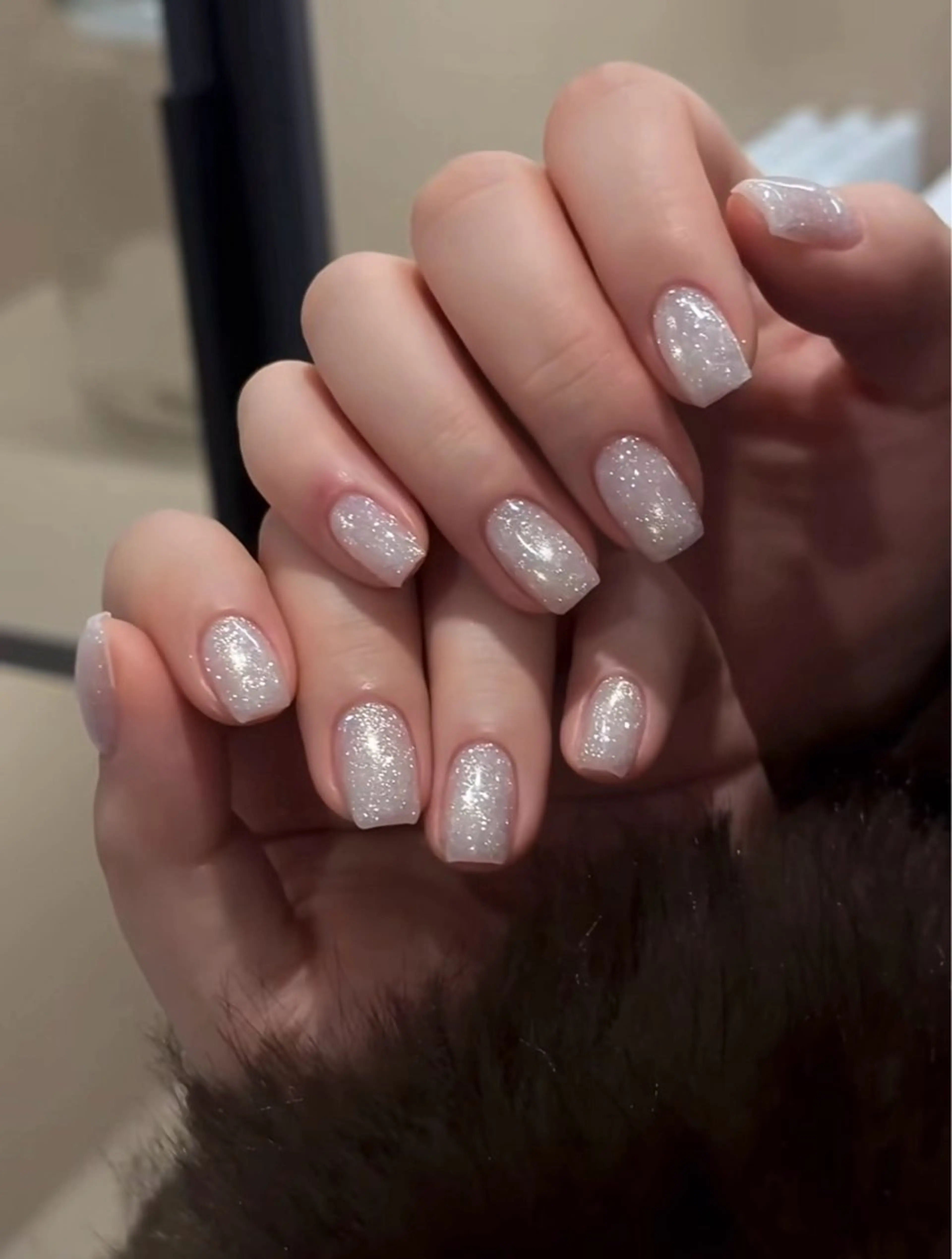 ネイル アートネイル オーロラネイル クリアネイル 長さ出し フレンチネイル ハンドネイル 佐藤 笹のネイルデザイン