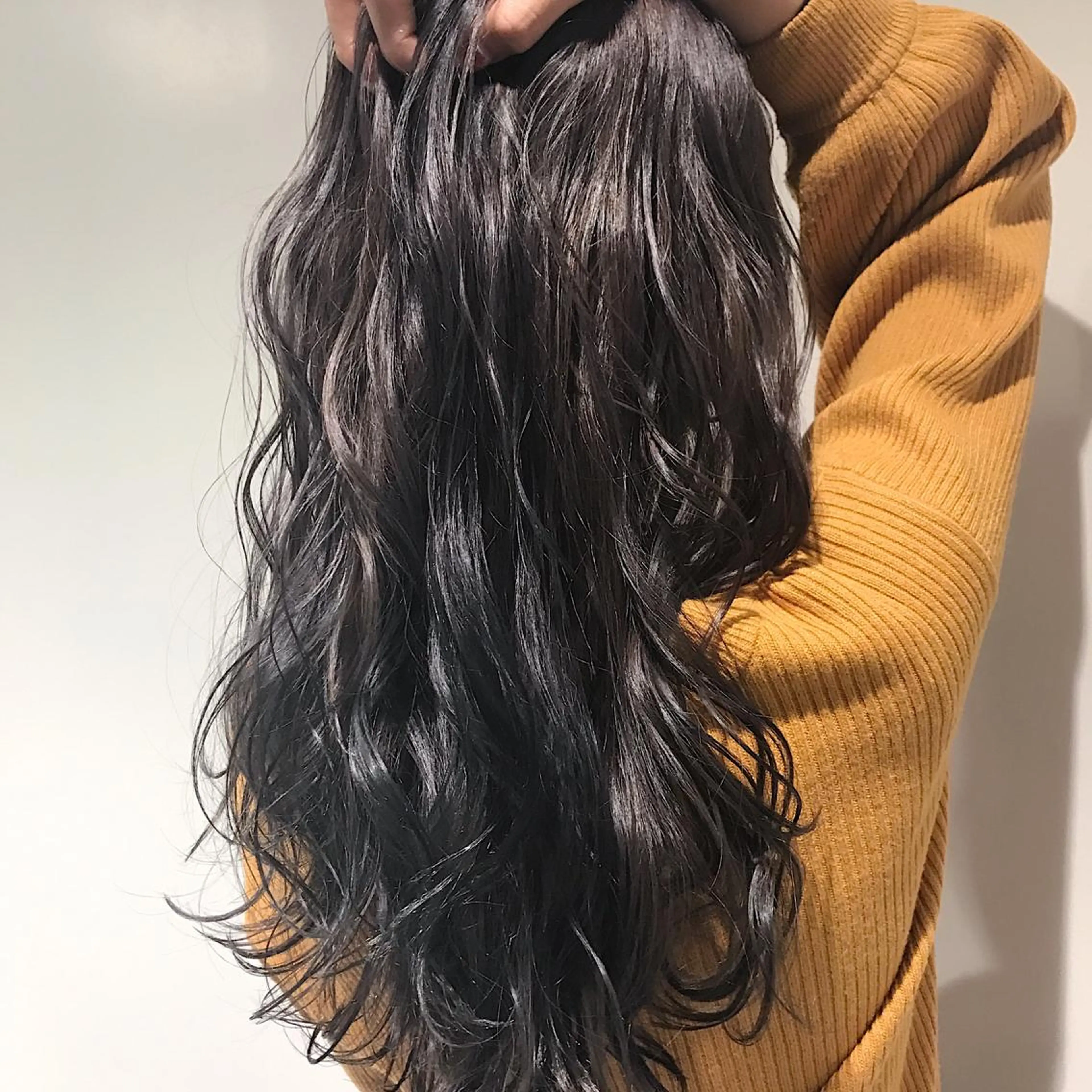 ロング カラー ヘアアレンジ グレージュ Zina渋谷エリア マネージャShionのヘアスタイル