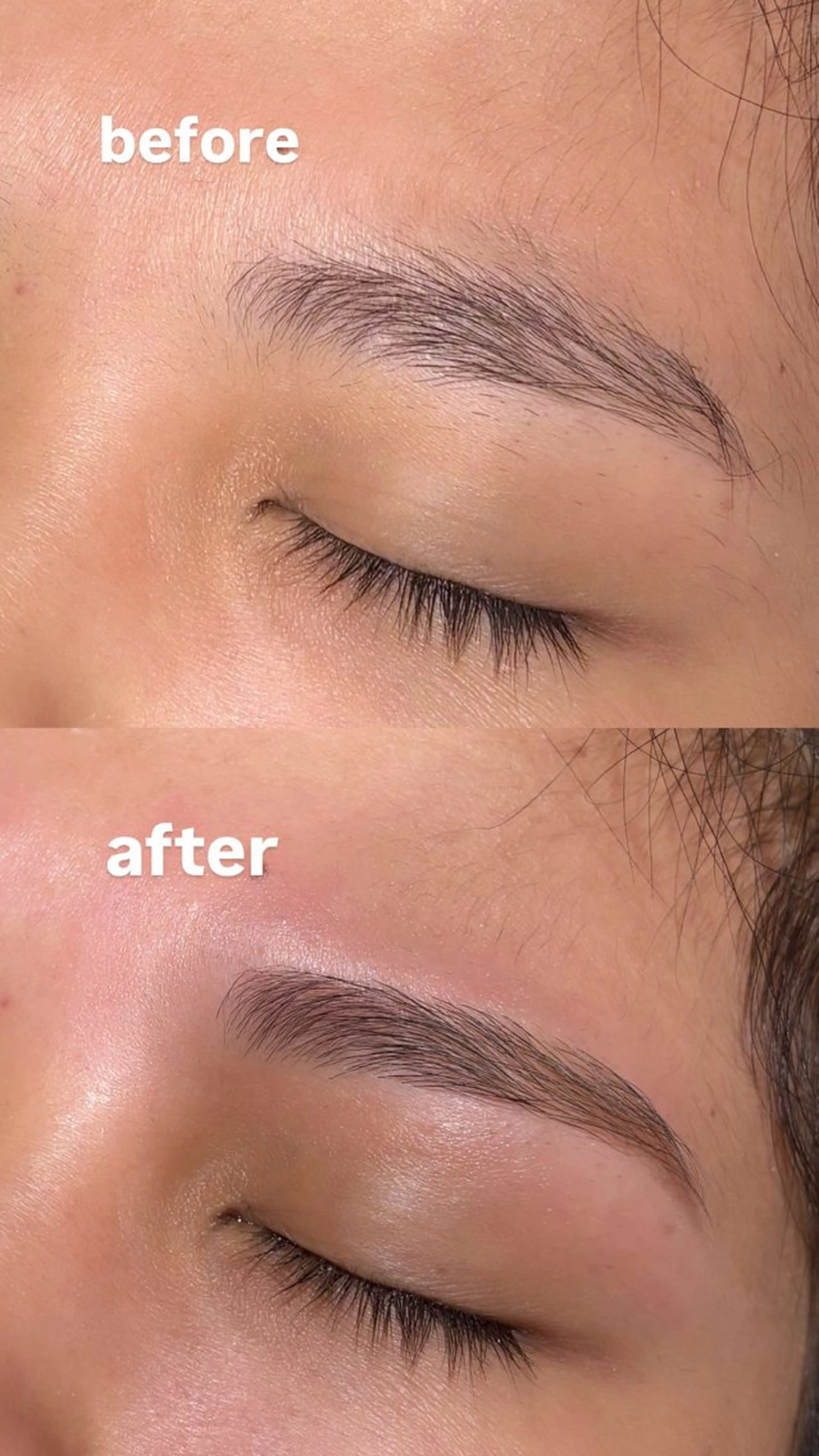 眉スタイリング（wax &間引き）の写真