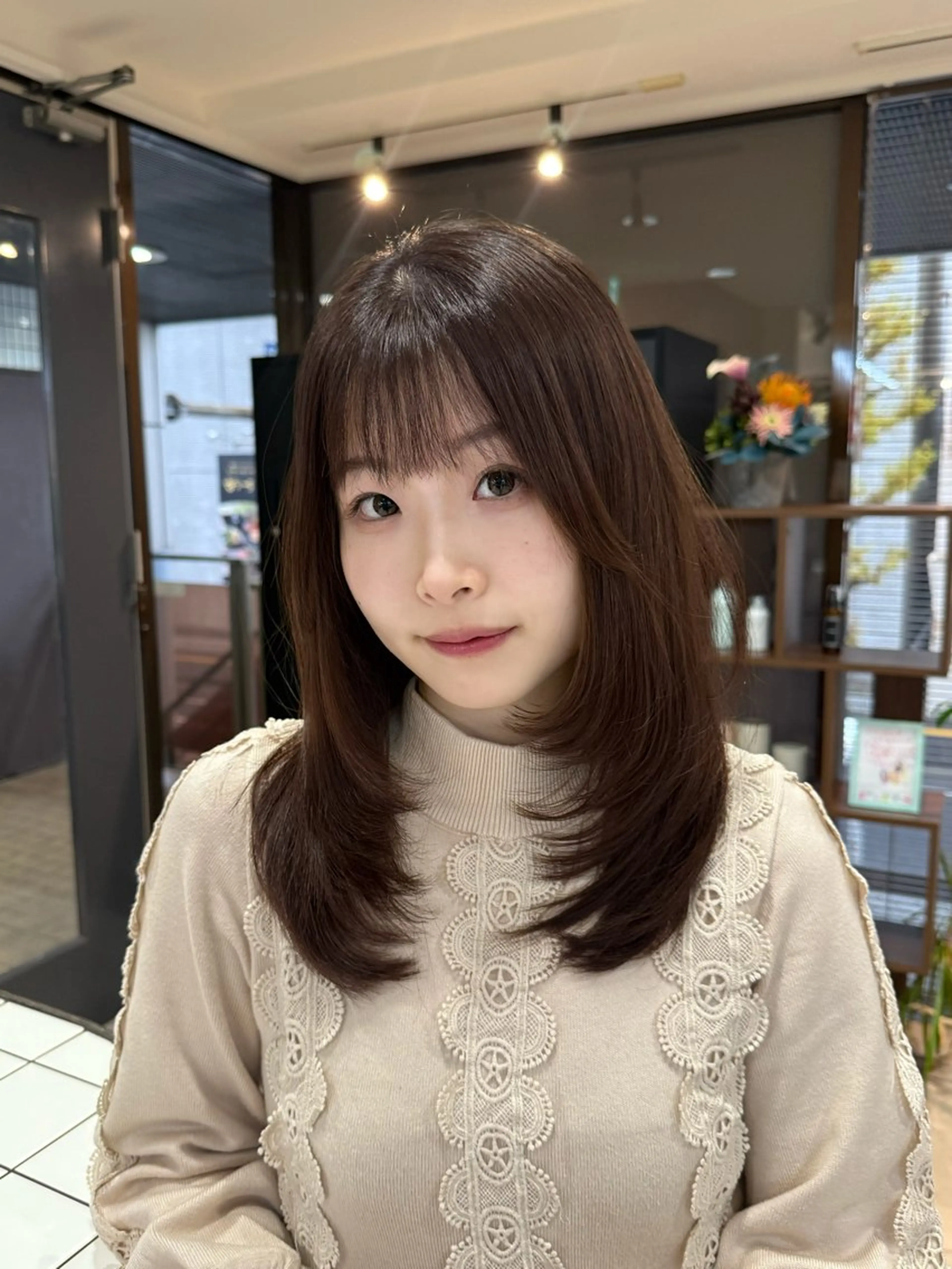 ロング レイヤーカット カット 宮嶋 蓮のヘアスタイル