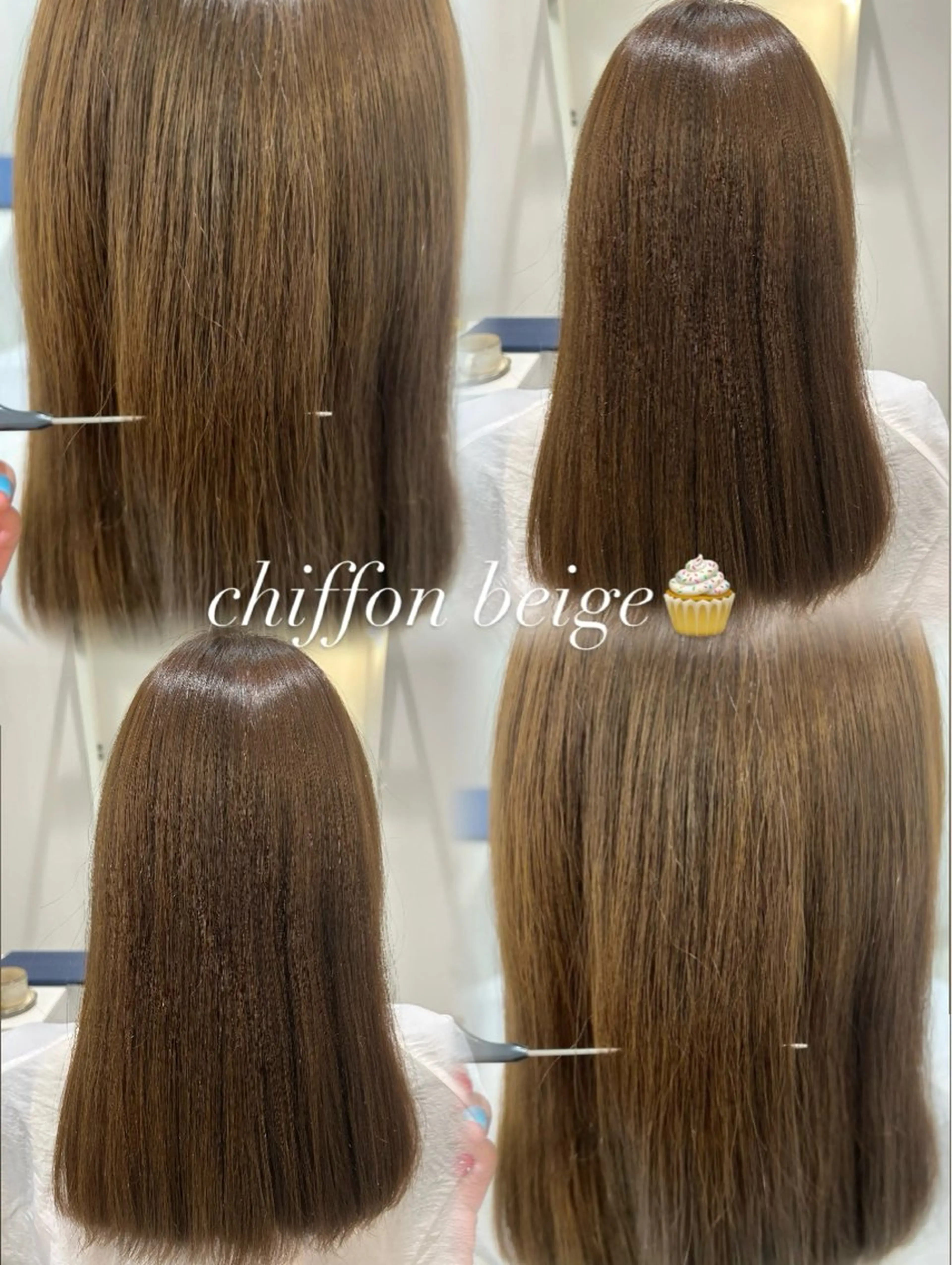 ロング カラー ヘアカラー 透明感カラー/暗髪/ ブリーチ/reinaのヘアスタイル