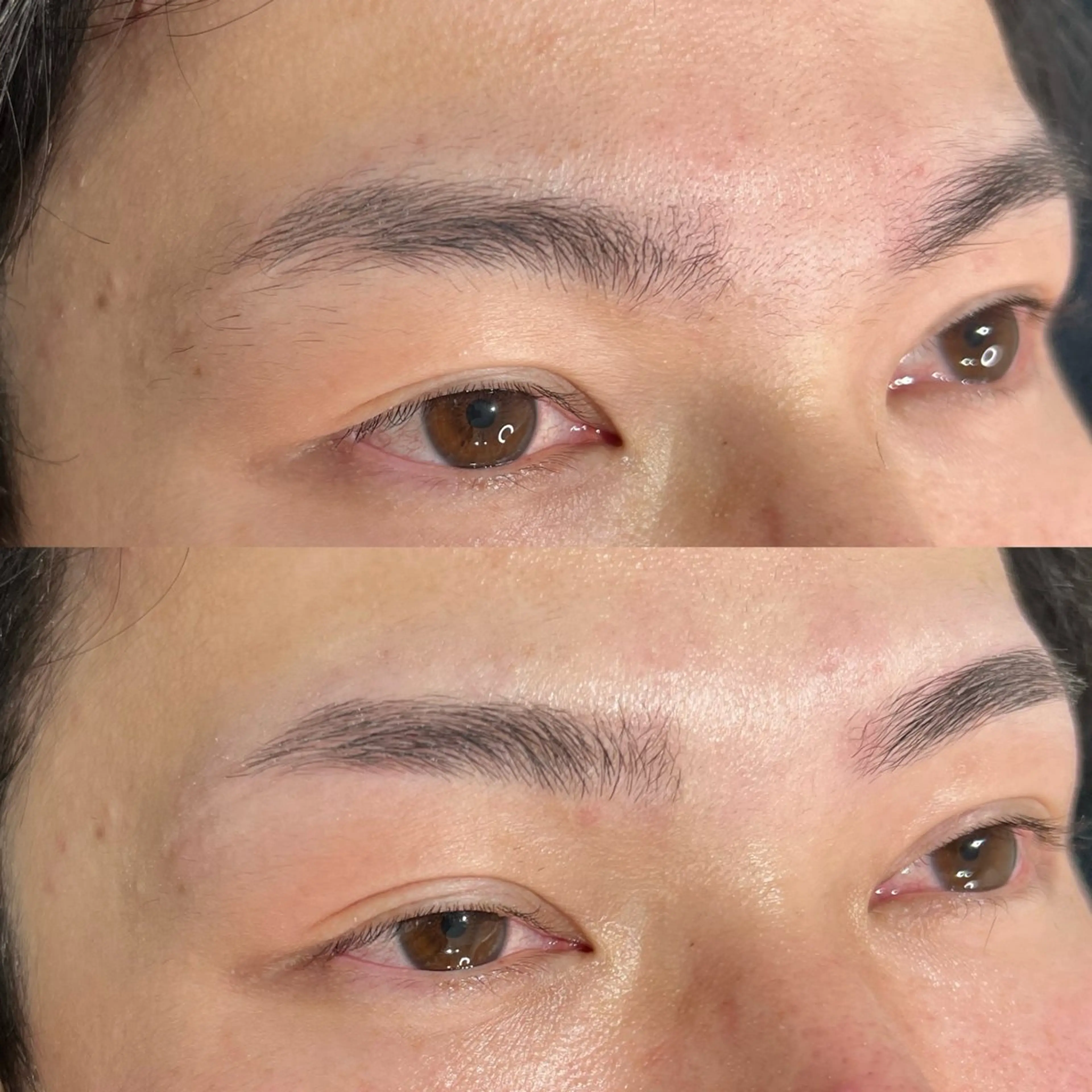 メンズ アイブロウ ワックス脱毛 眉カット 光岡 楓稀の眉毛・アイブロウイメージ