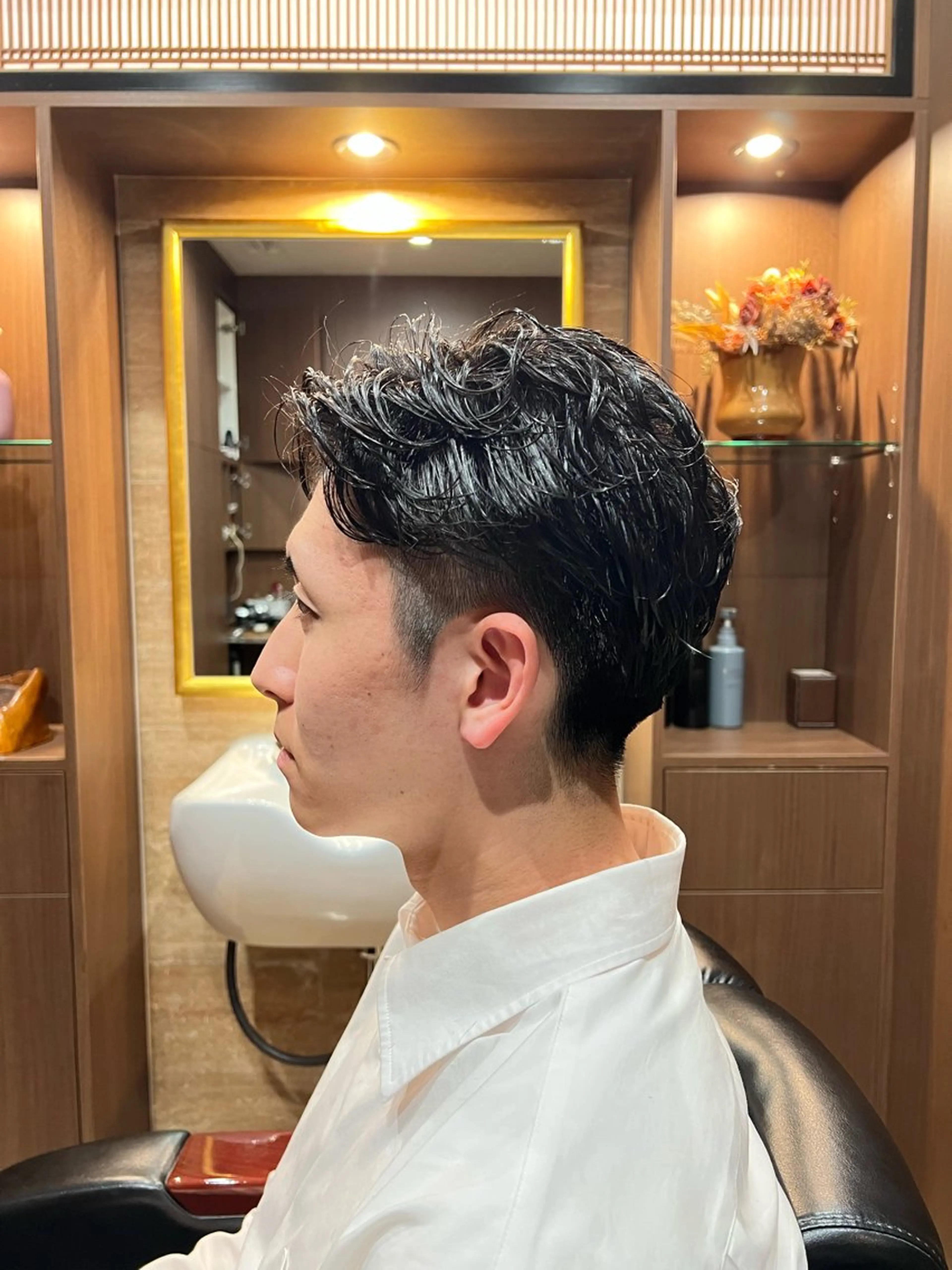 ミディアム 秋山 琳太のヘアスタイル