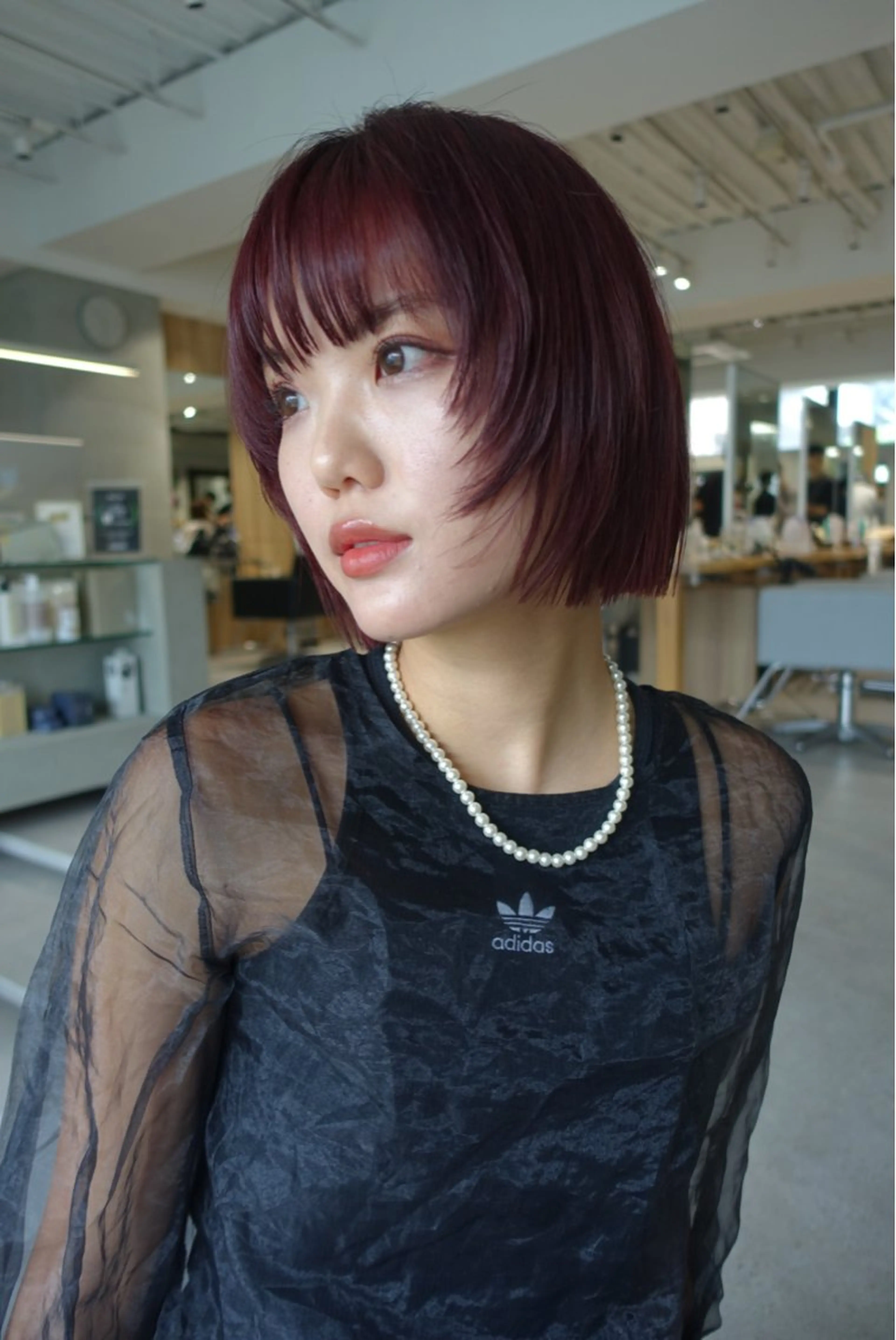 ショート カラー ブリーチ ダブルカラー イルミナカラー MINX 外山 海成/銀座のヘアスタイル