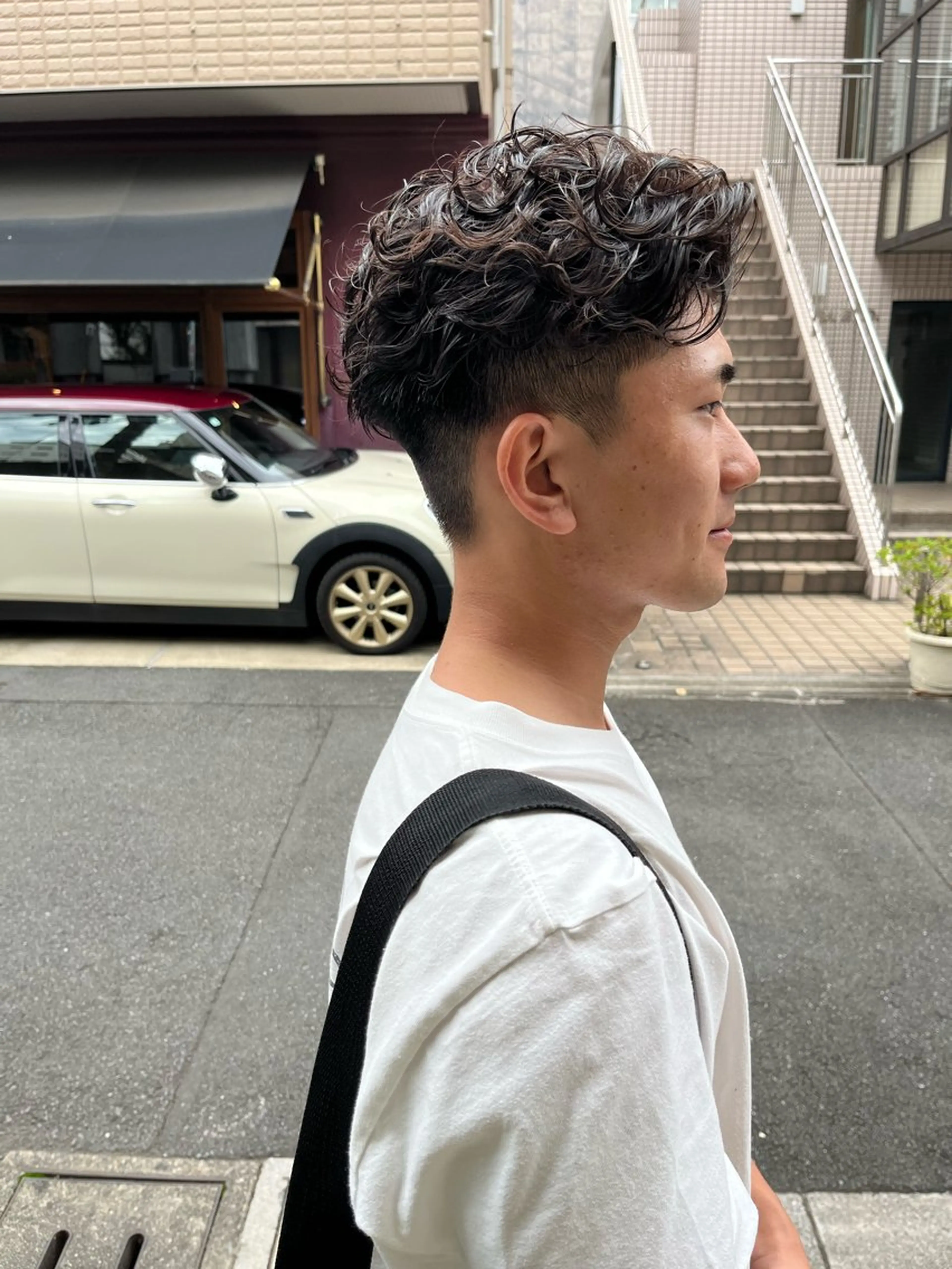 パーマ メンズ カット パーマ トリートメント ヘアセット ハイトーン/美髪矯正 🍃大江拓実のヘアスタイル