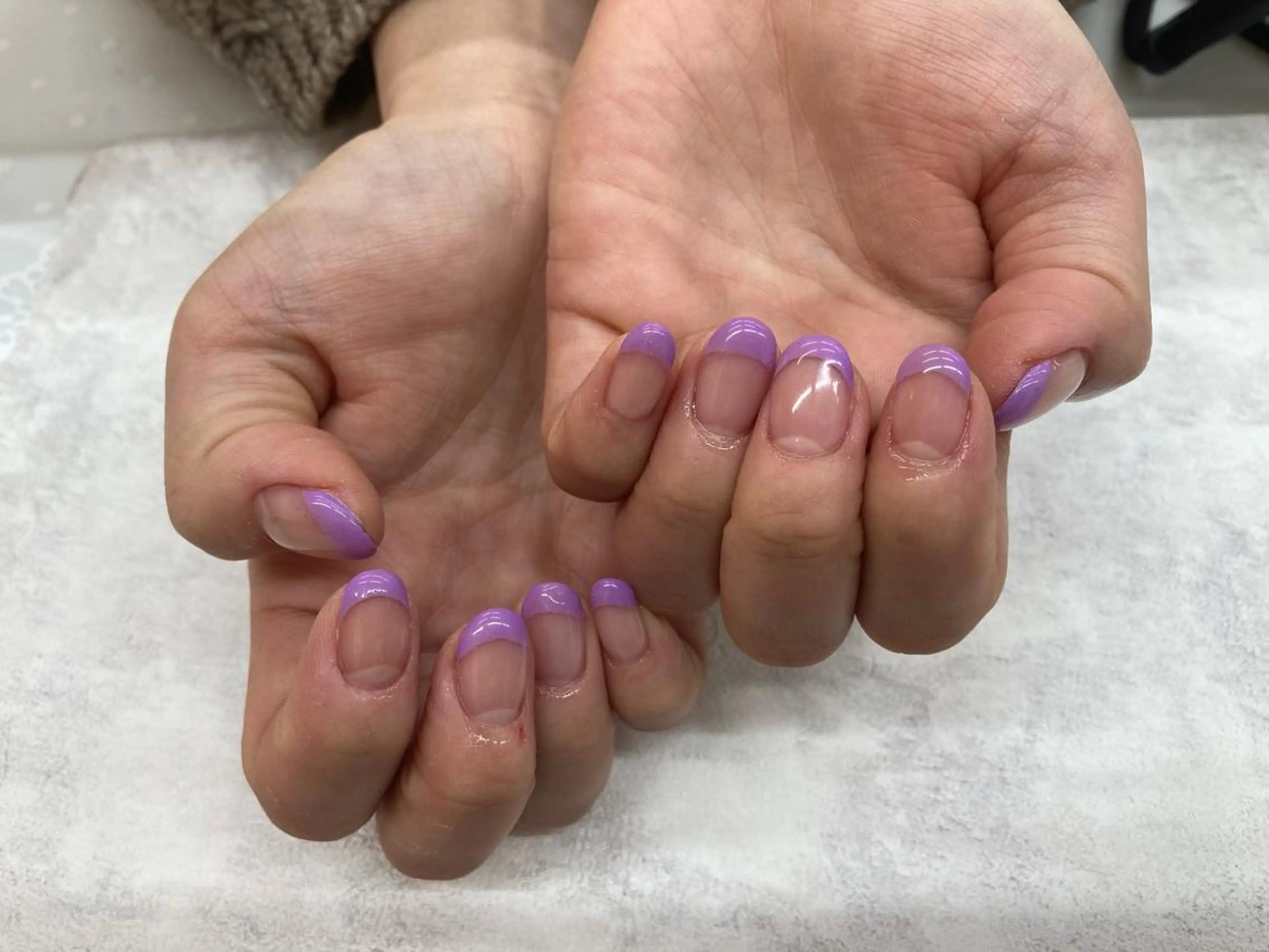 ネイル フレンチネイル Maple saronのネイルデザイン