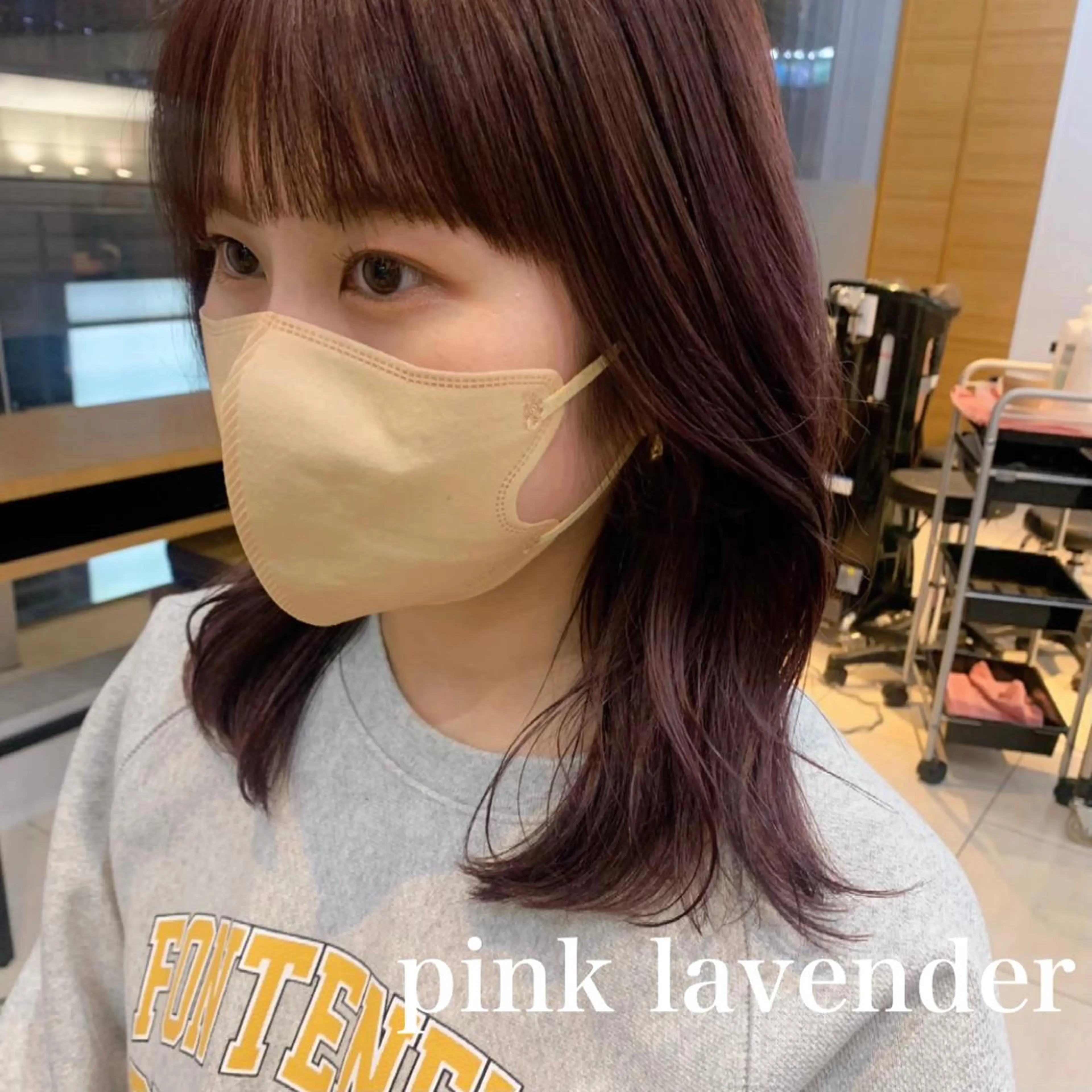 ミディアム カラー 🌱小顔ヘア/ボブ ミディアム/双葉🌱のヘアスタイル