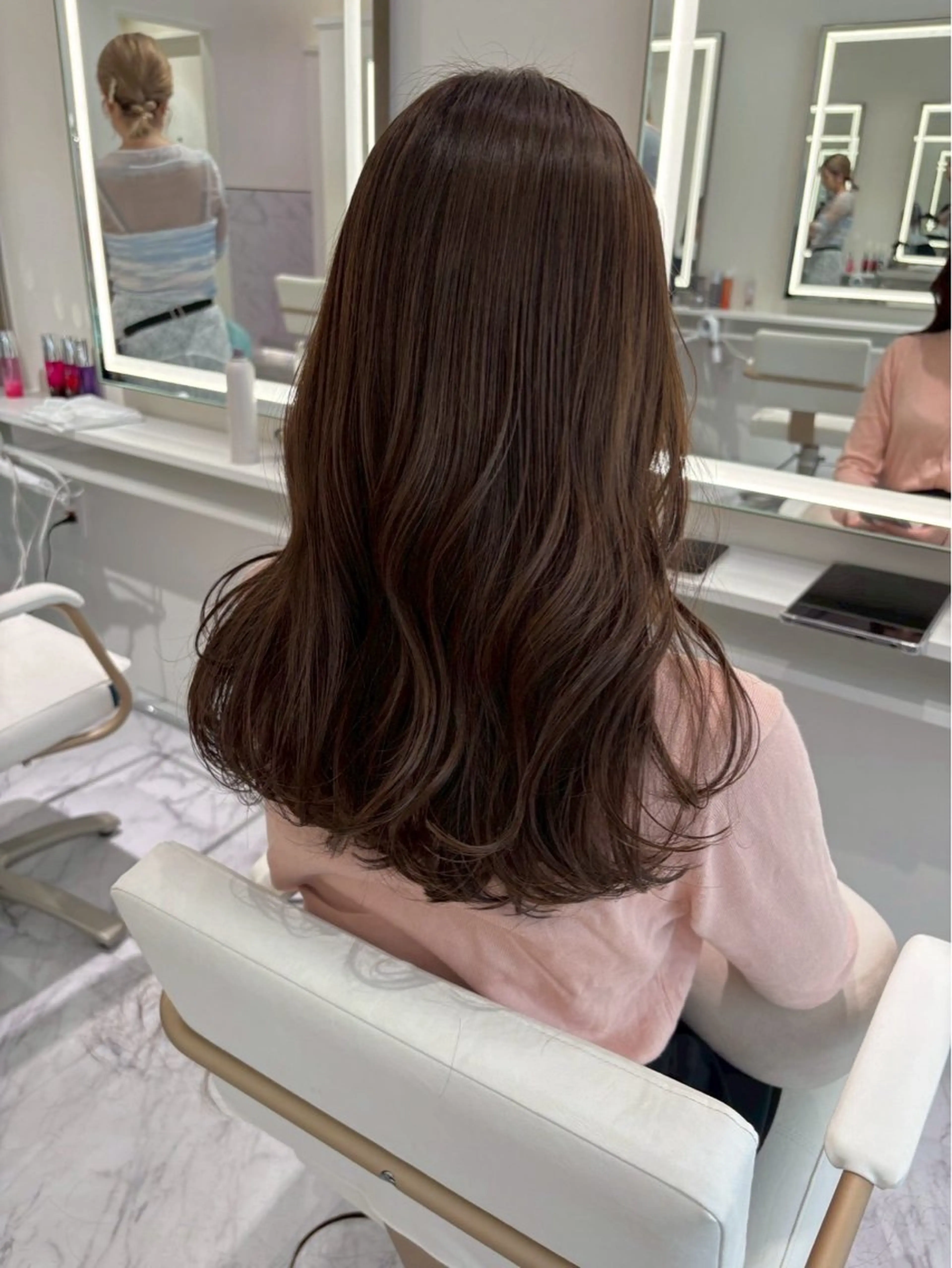 ロング カラー ヘアカラー ParveMix🎀 稲垣 詞葉のヘアスタイル