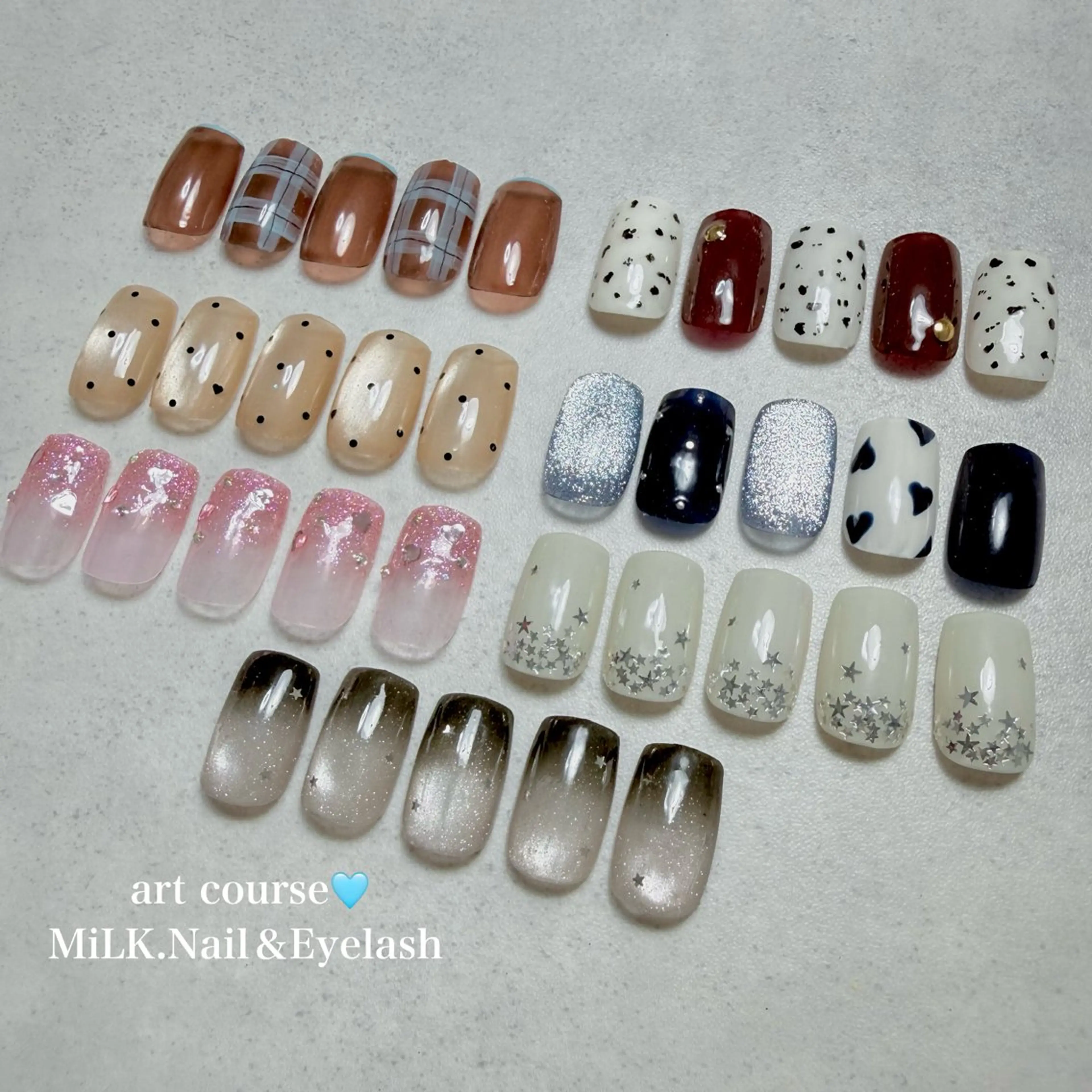 ネイル ハンドネイル MiLK. wakaのマツエク・マツパデザイン