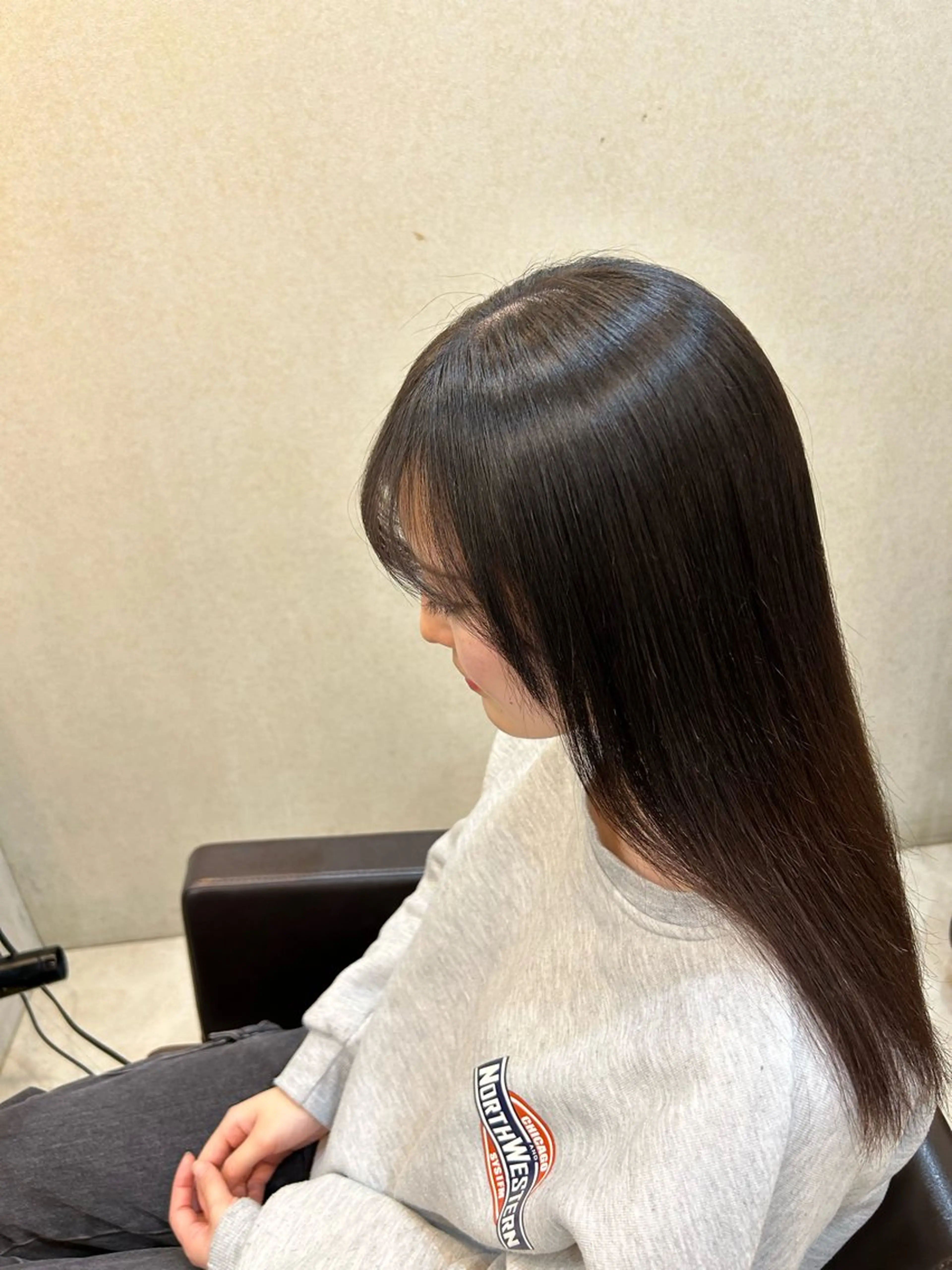 ロング 縮毛矯正 善財 康葵のヘアスタイル