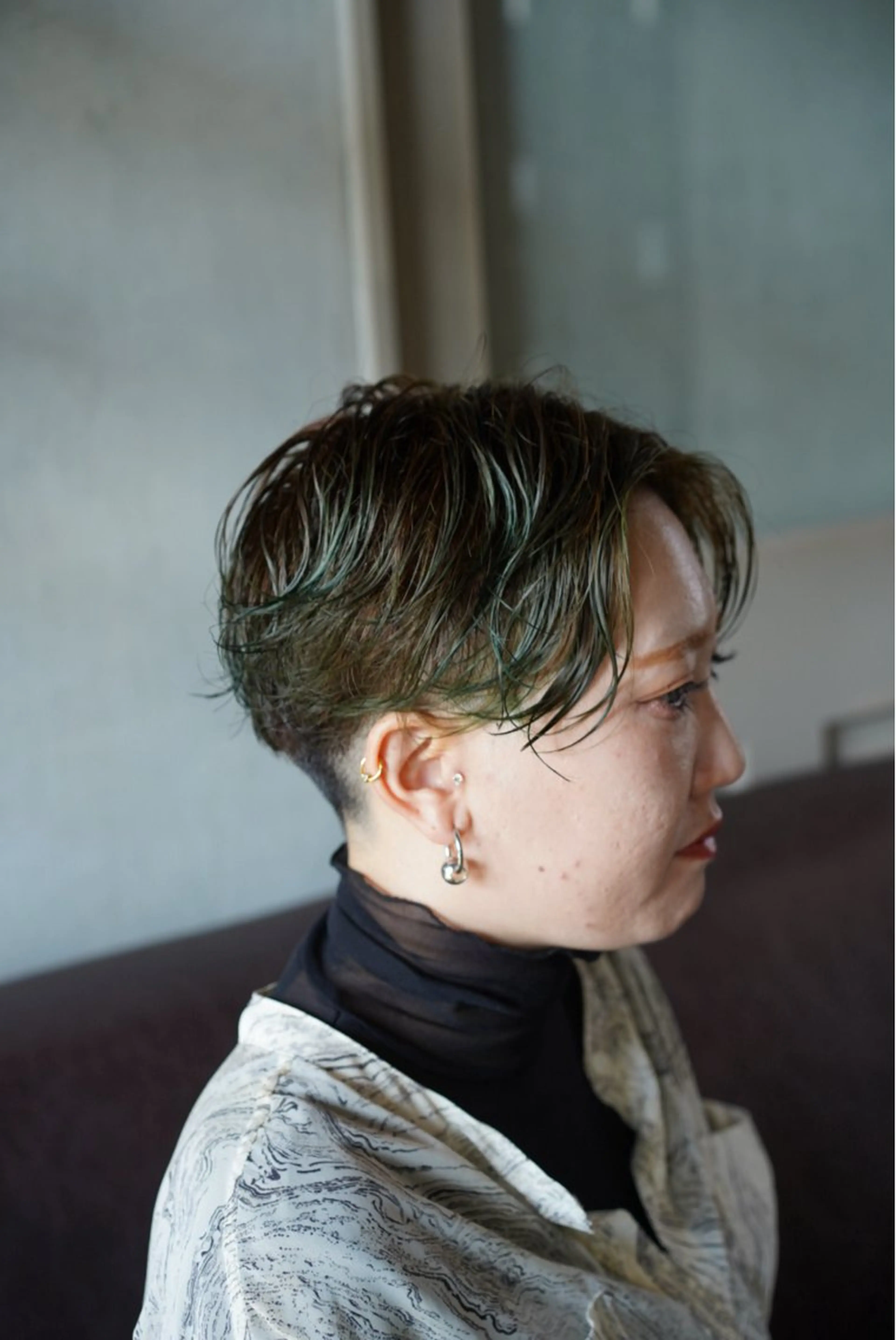 ショート カラー ヘアカラー 齋木 陽輝のヘアスタイル