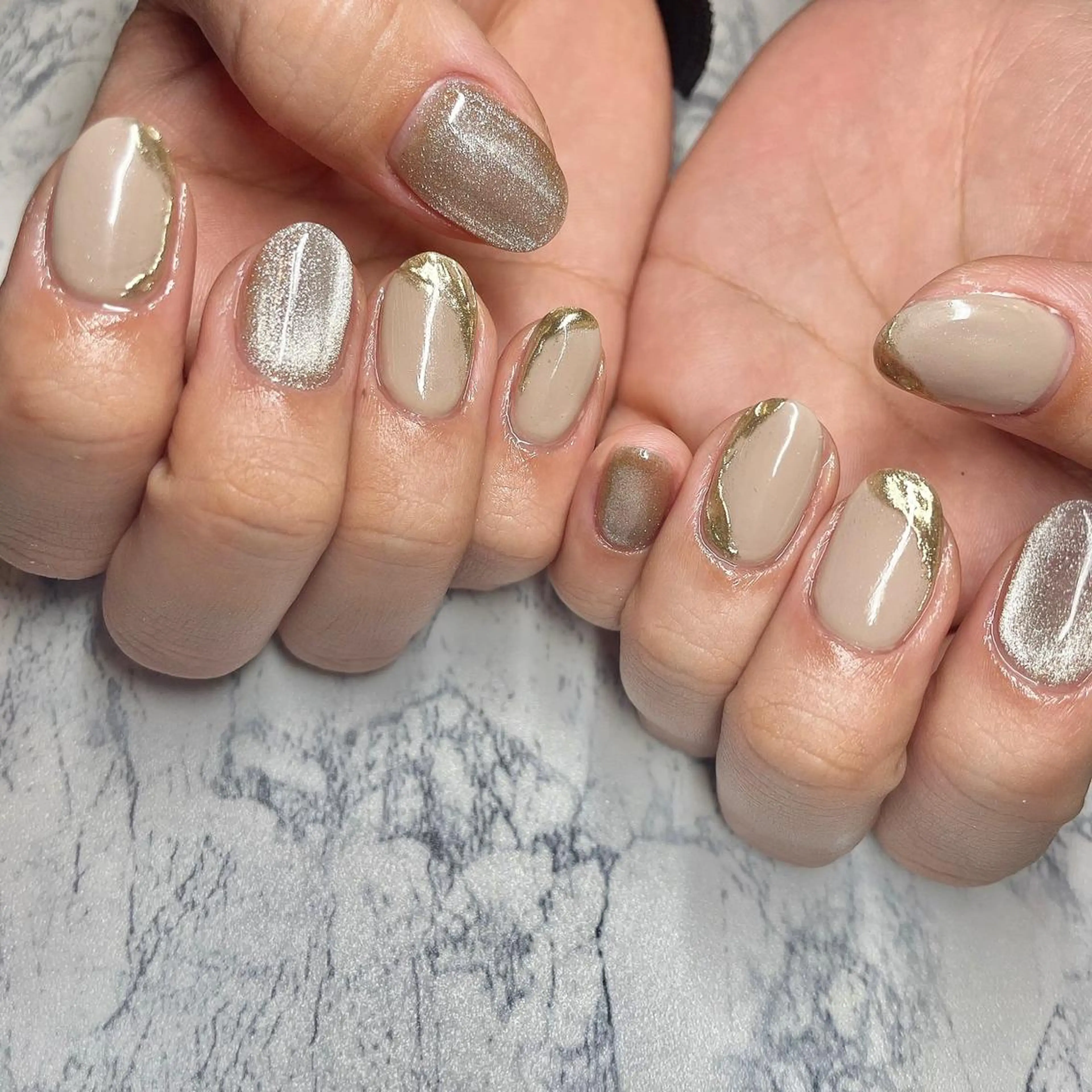 ネイル ジェルネイル しば まなみのネイルデザイン