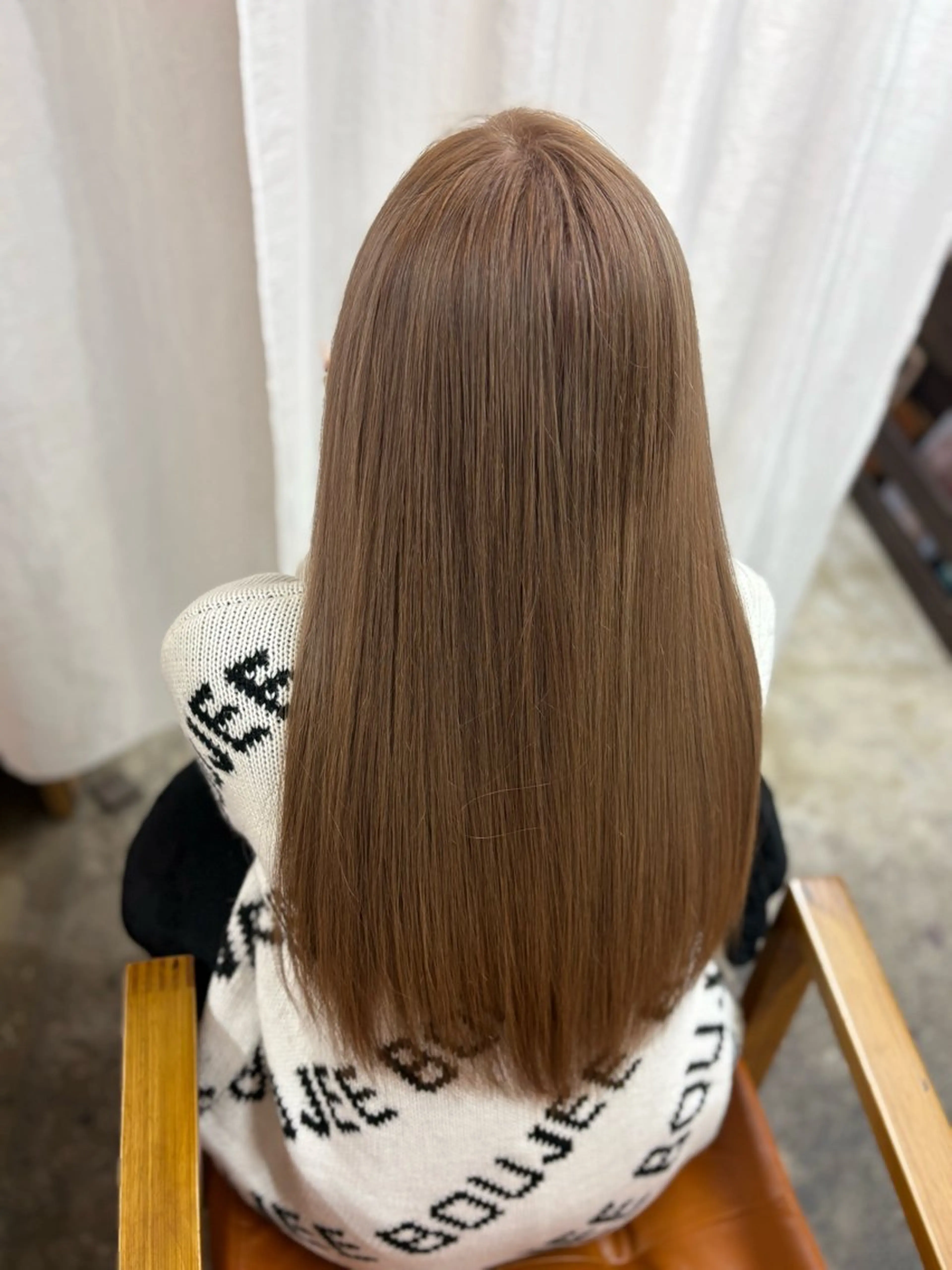 ロング ヘアカラー トリートメント Retsu /UniQのヘアスタイル