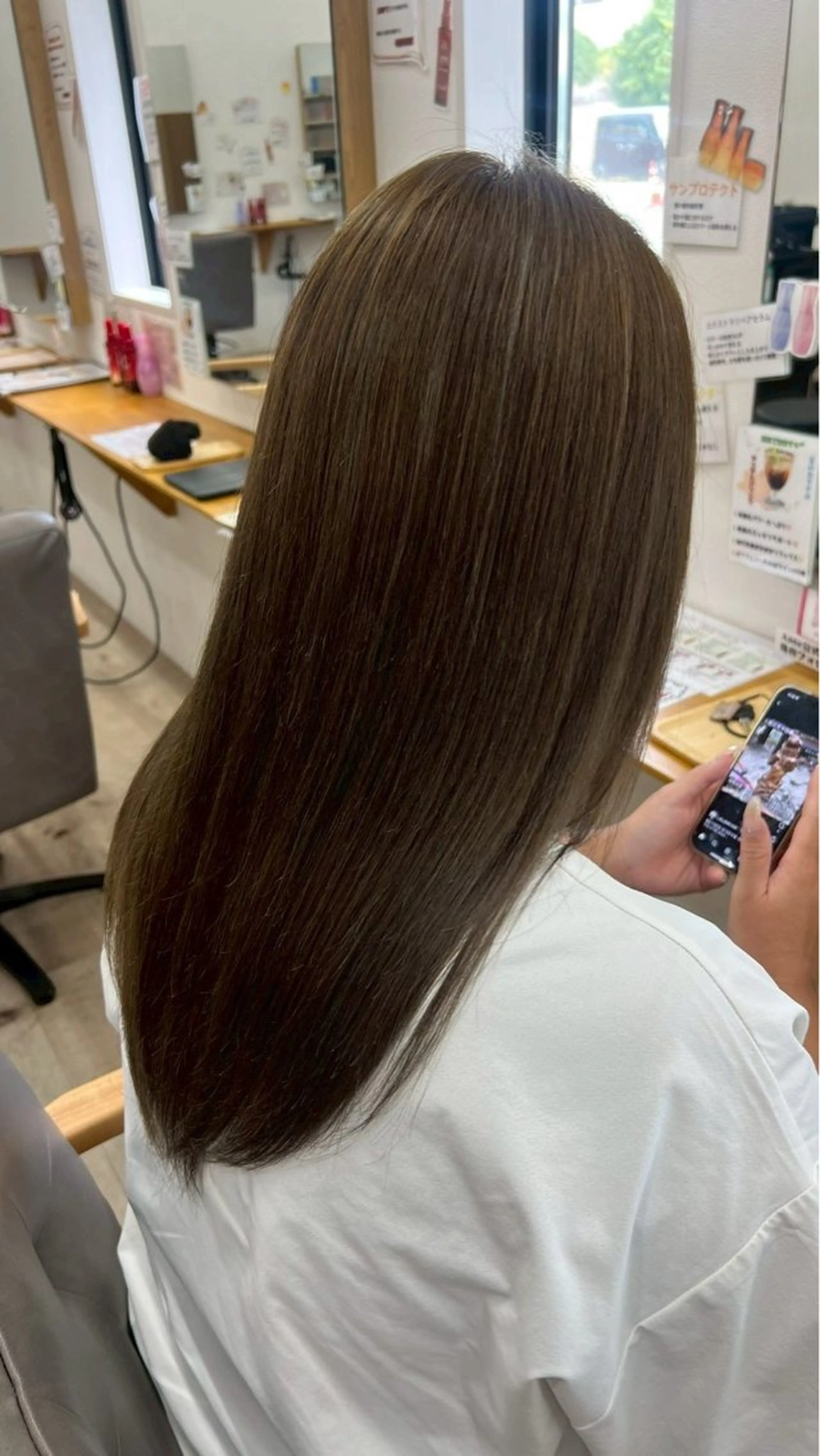 【3名限定クーポン】プレミアム艶カラー+ナノバブルケア🫧‪の写真