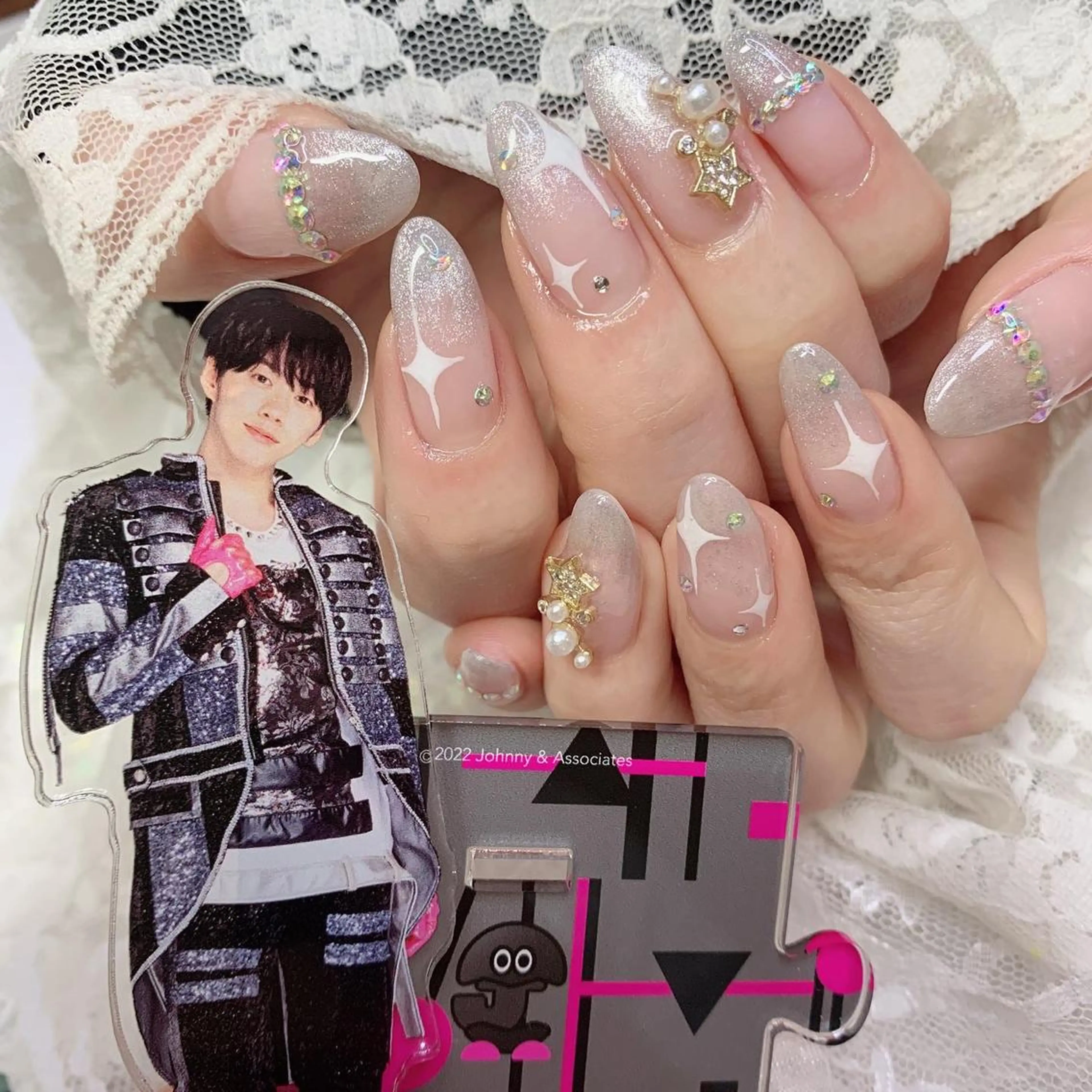 ネイル ロングネイル ハンドネイル La neige* yuki 🐩🌙のネイルデザイン