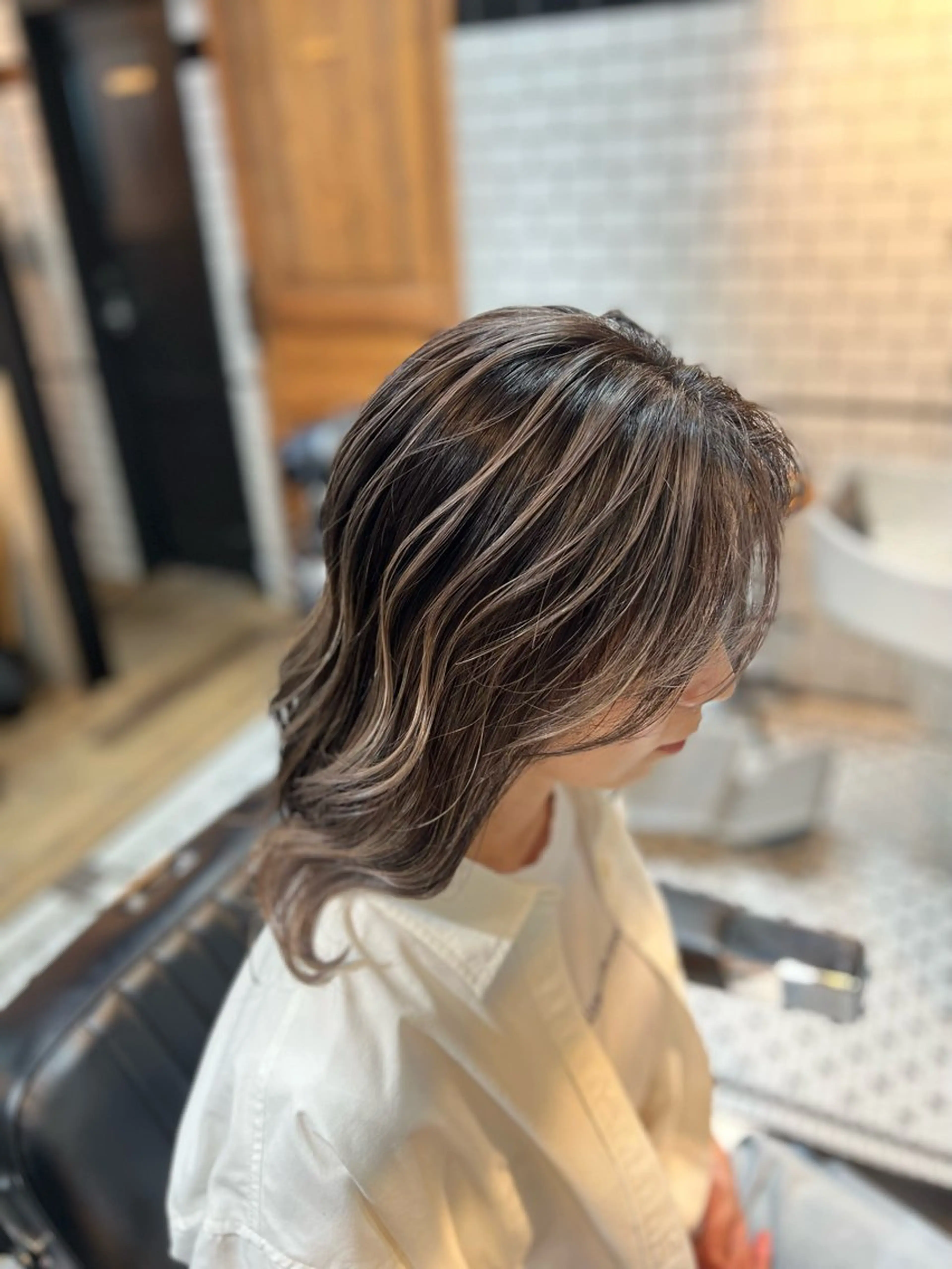 ミディアム カラー メンズNo.1💥 ユウトのヘアスタイル