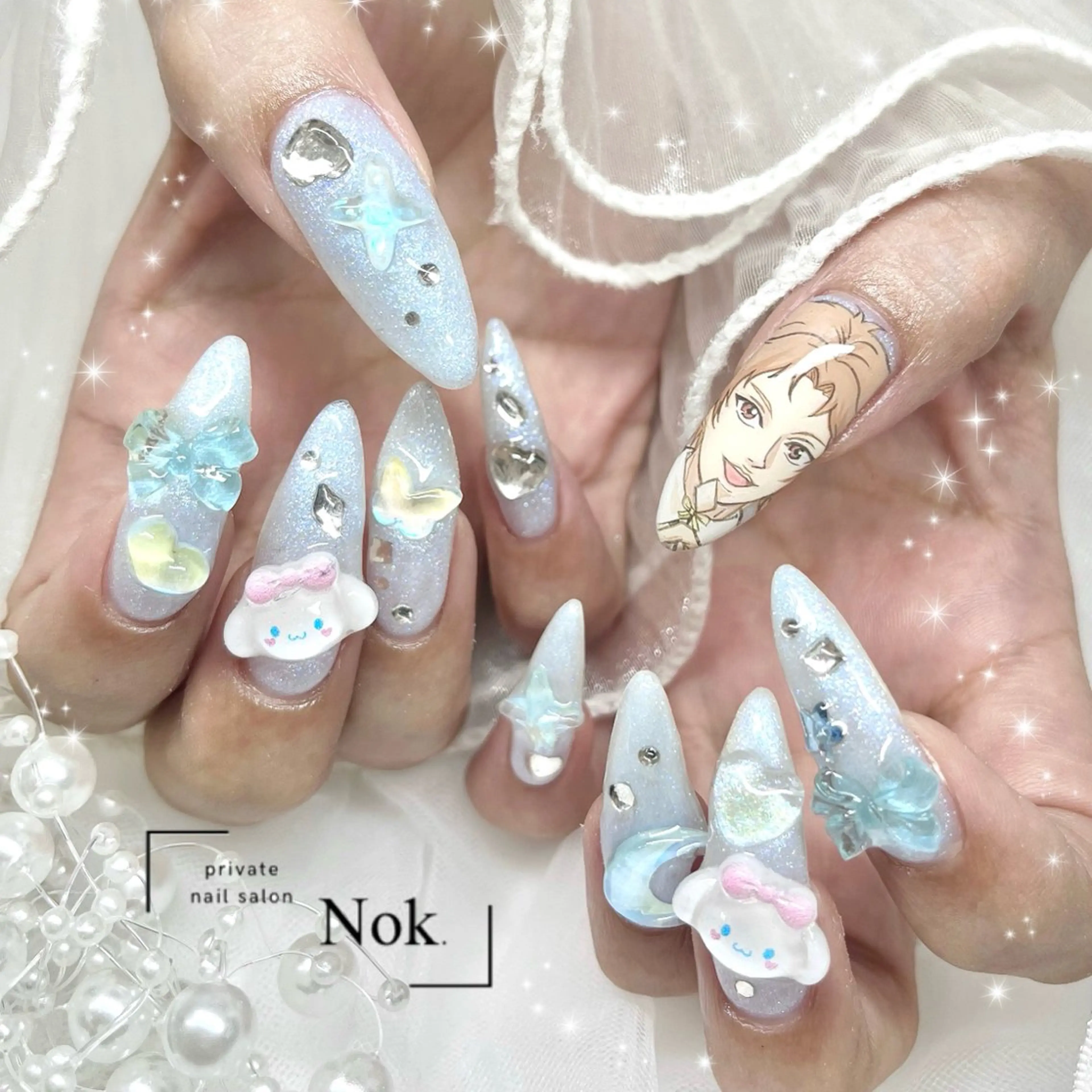 ネイル ハンドネイル 池袋痛ネイル Nok. 渡辺のネイルデザイン