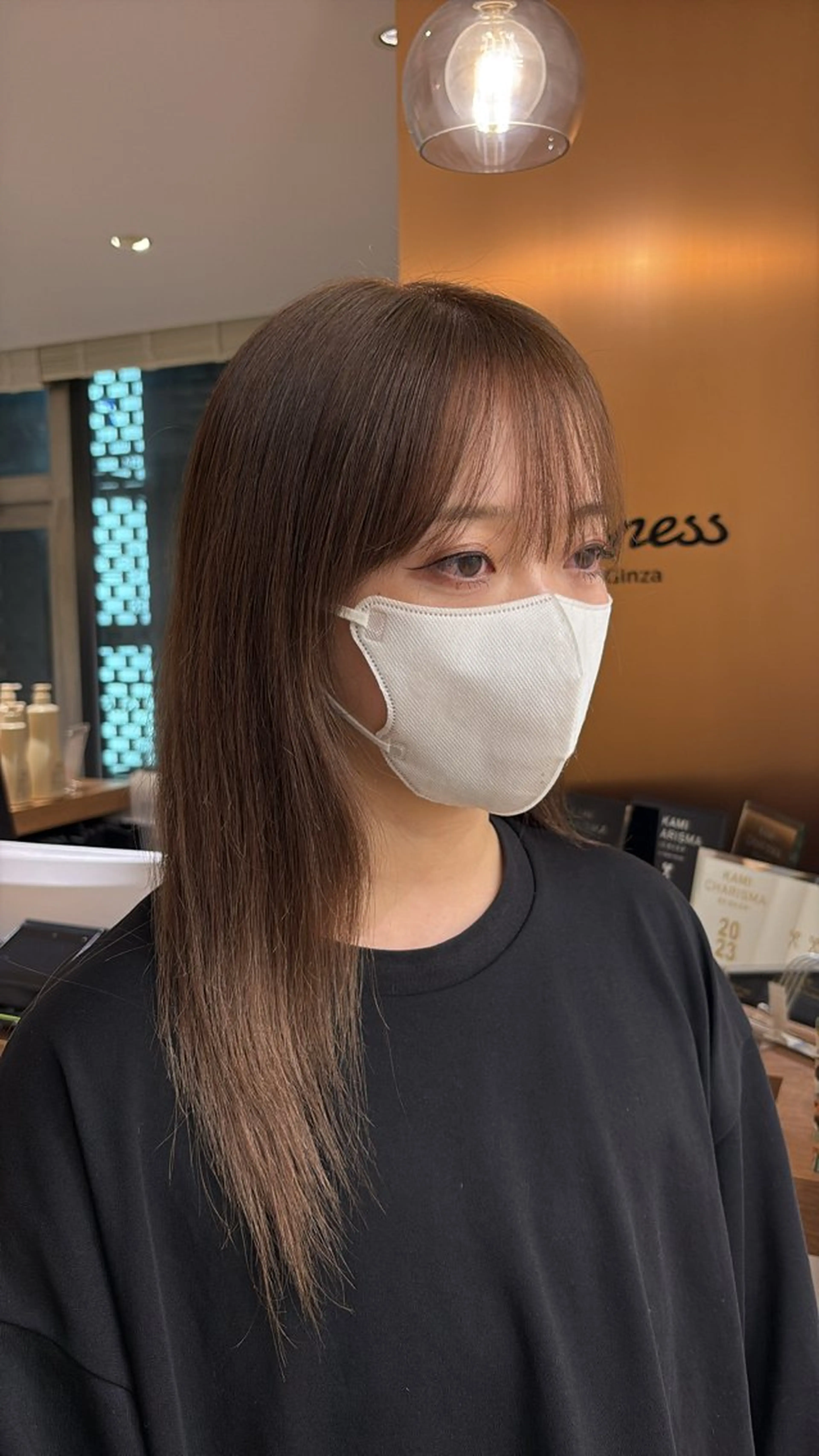 カラー ベージュカラー ヘアカラー トリートメント 桃崎 晏地のヘアスタイル