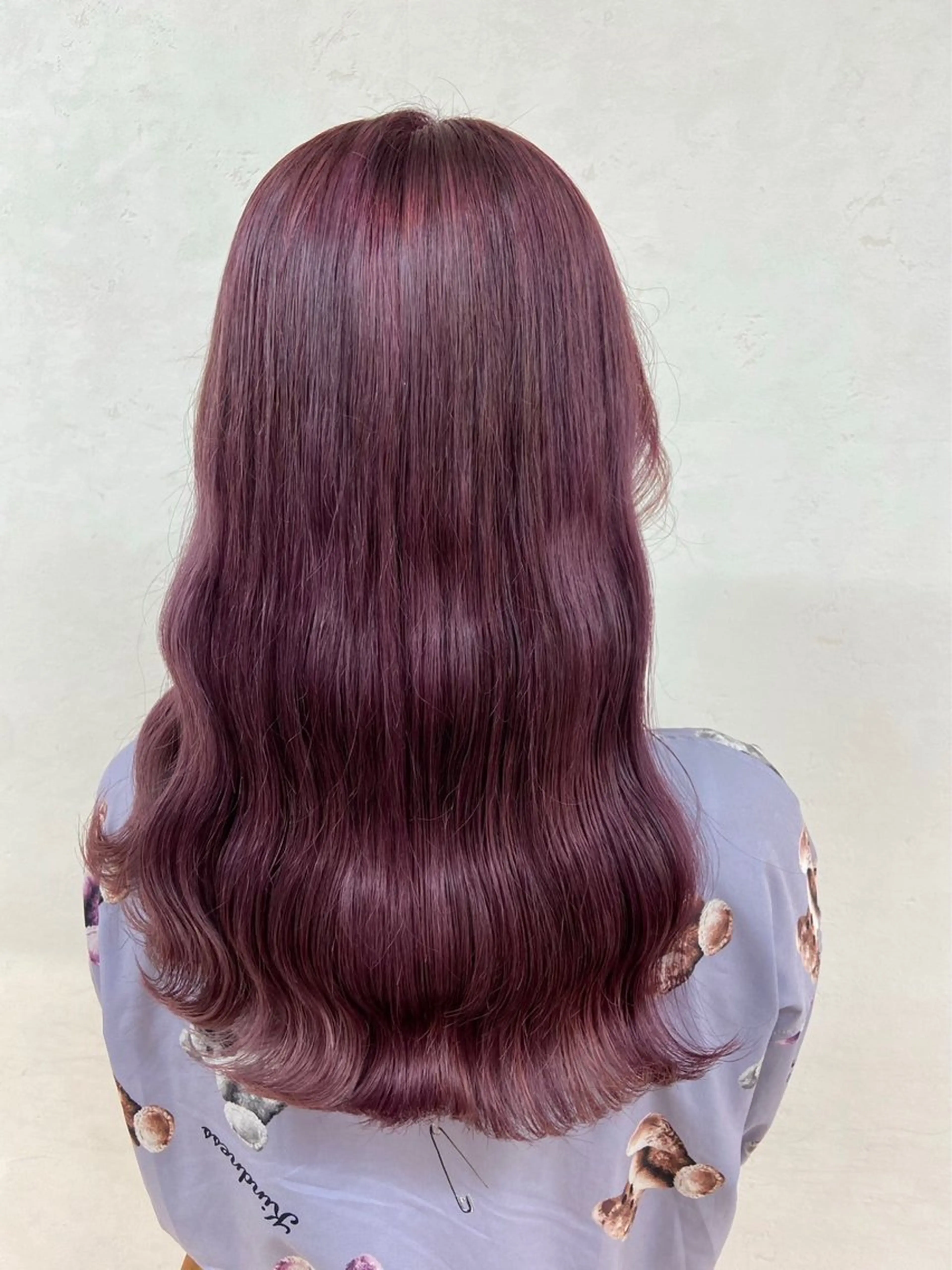 ロング カラー ブリーチ ラベンダーカラー ピンクカラー ピンクラベンダー ヘアカラー 透明感カラー🫧 /有野ひかりのヘアスタイル