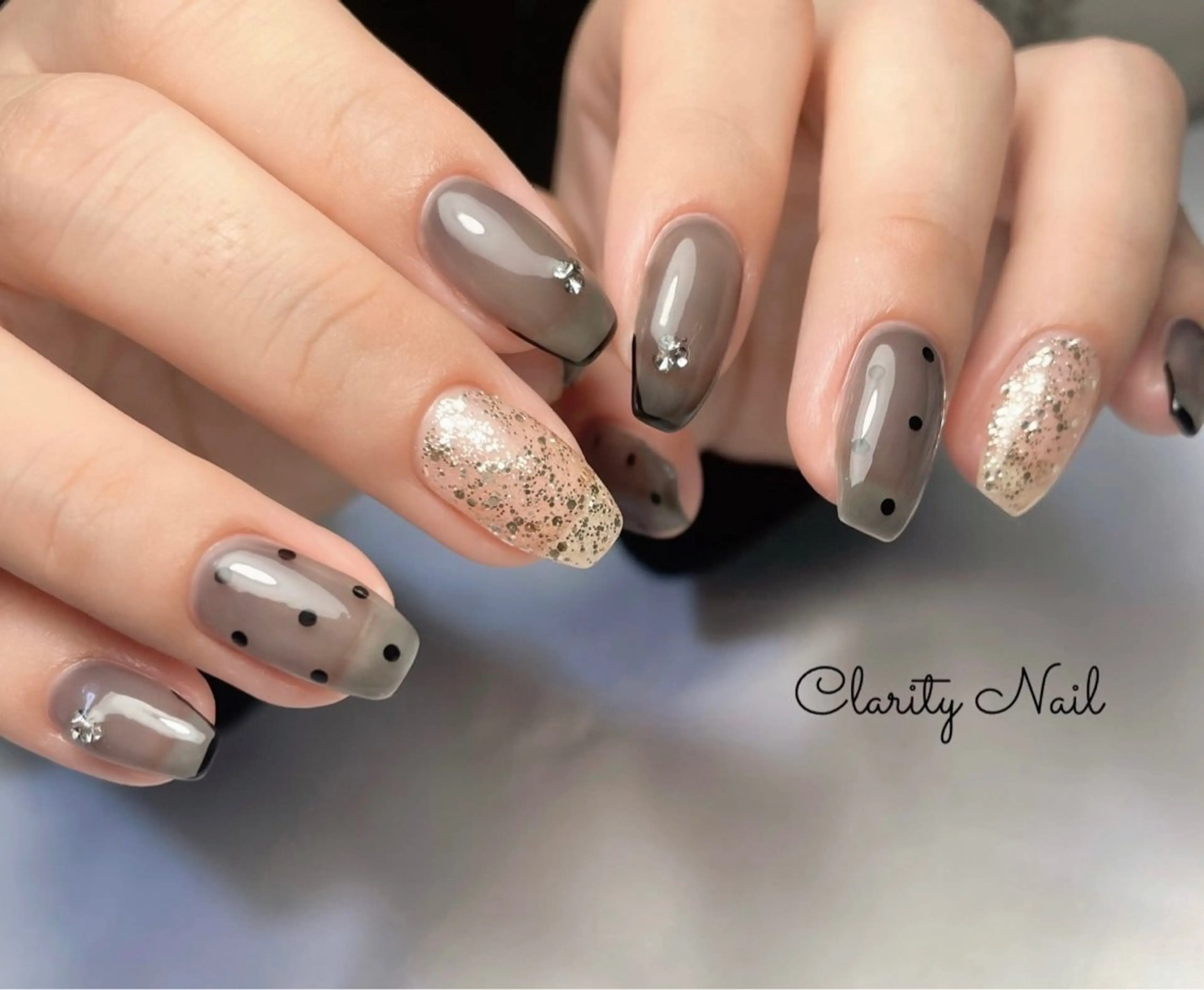 ネイル アートネイル 持ち込み ハンドネイル Clarity Nailのネイルデザイン