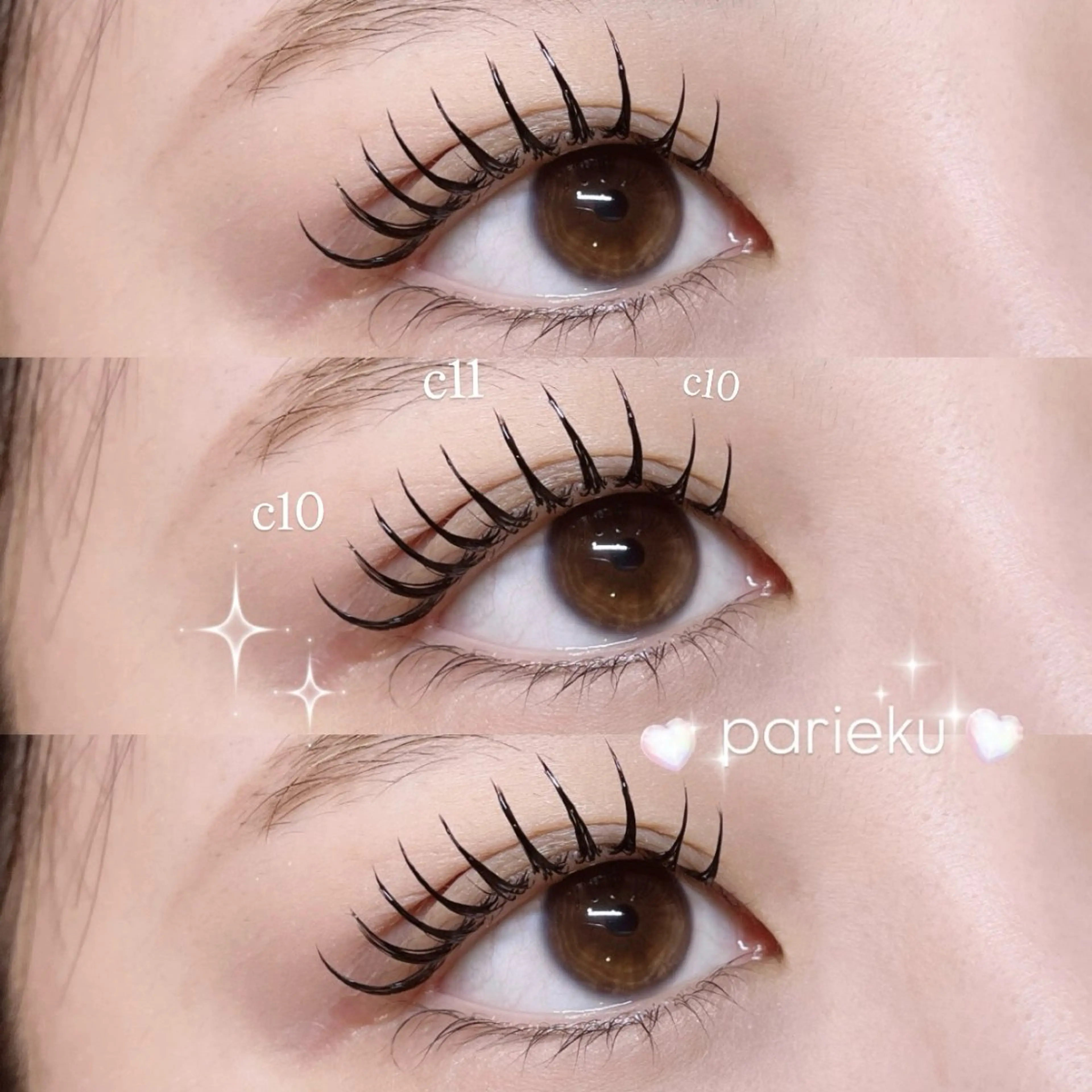 マツエク・マツパ マツエク Mell Yuuna ♡パリエク /束感のマツエク・マツパデザイン