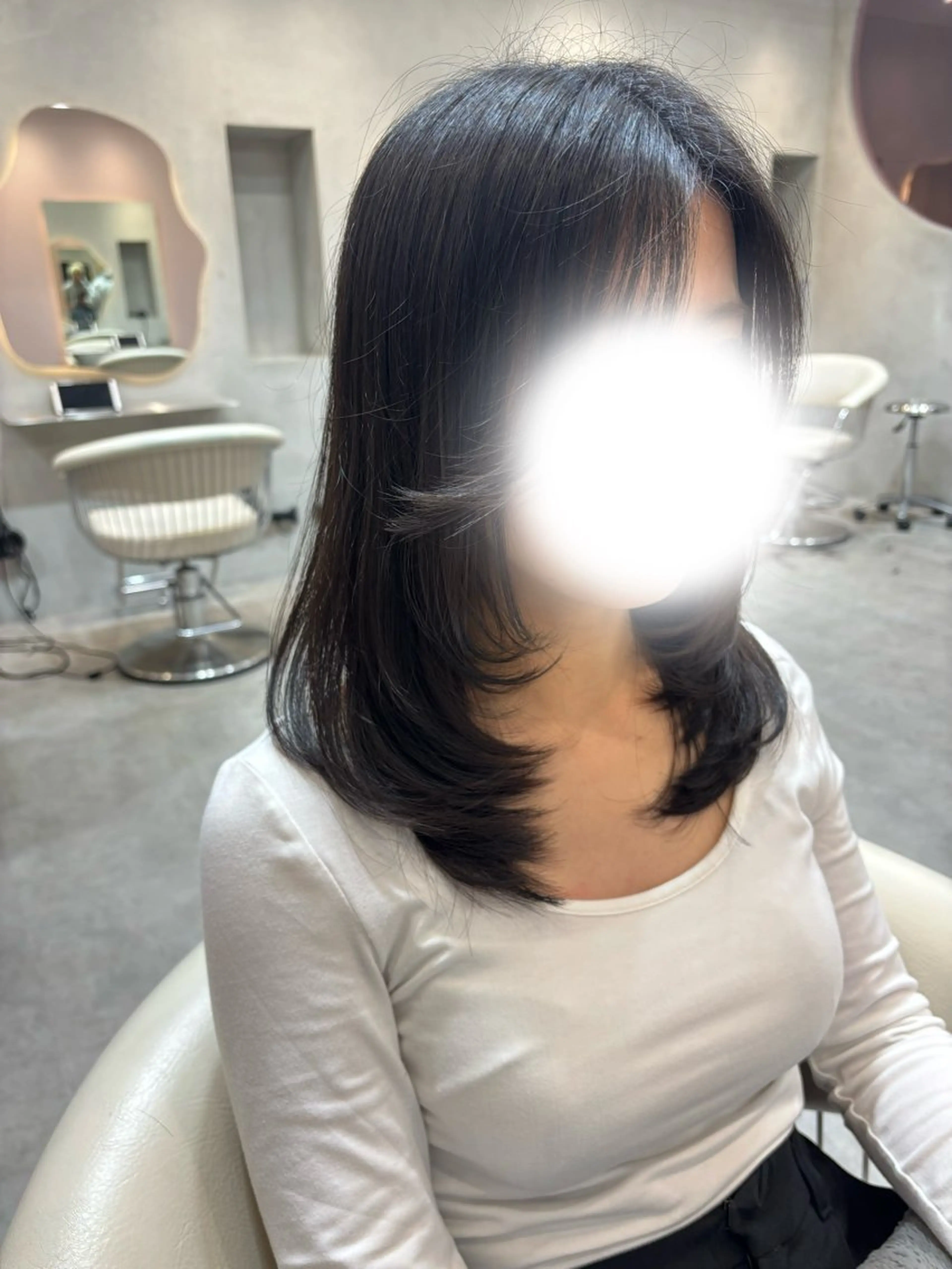 ミディアム ミディアムレイヤー レイヤーカット 大宮/トレンドヘア 🌙Kaoriのヘアスタイル