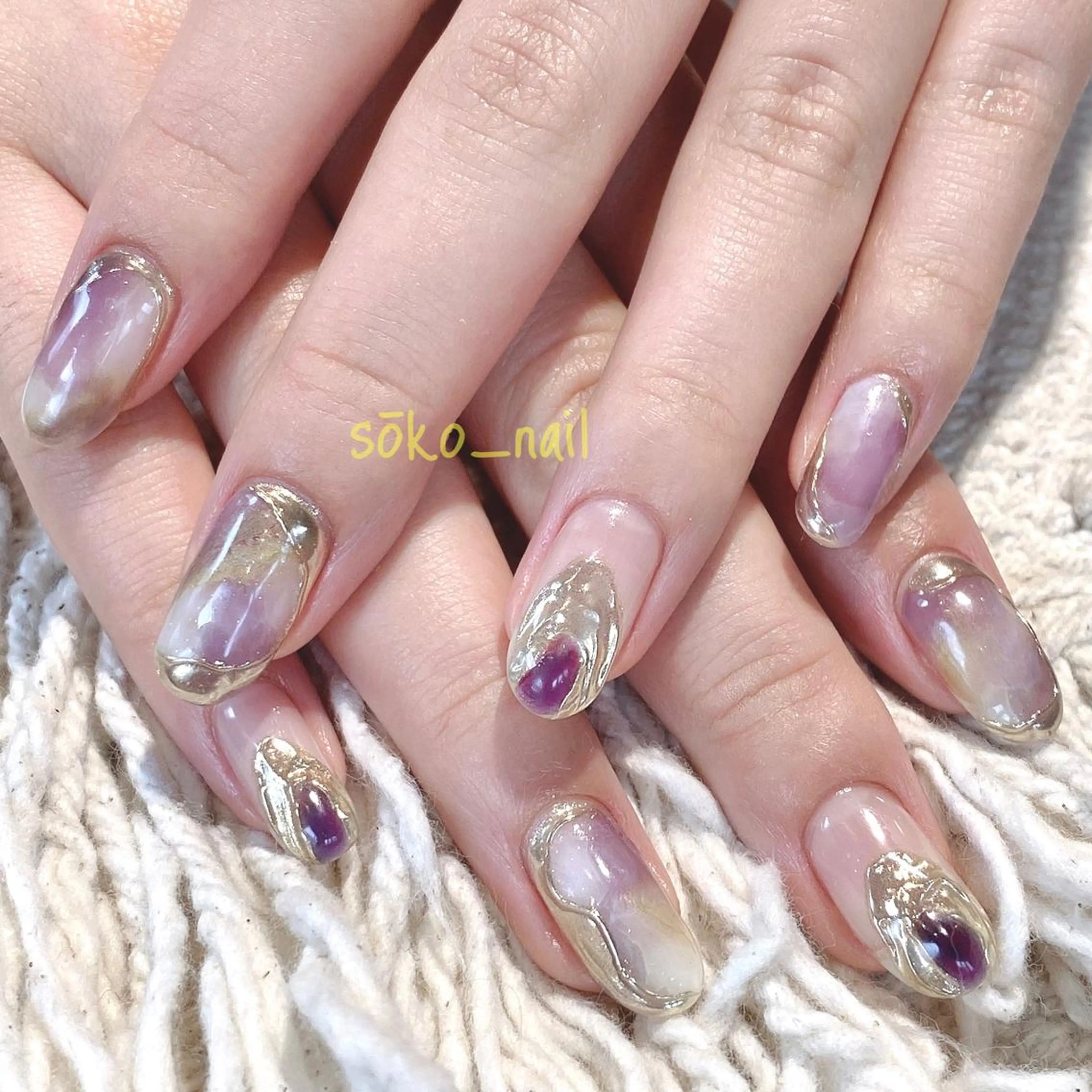 ネイル ハンドネイル megu  / sōko nailのネイルデザイン