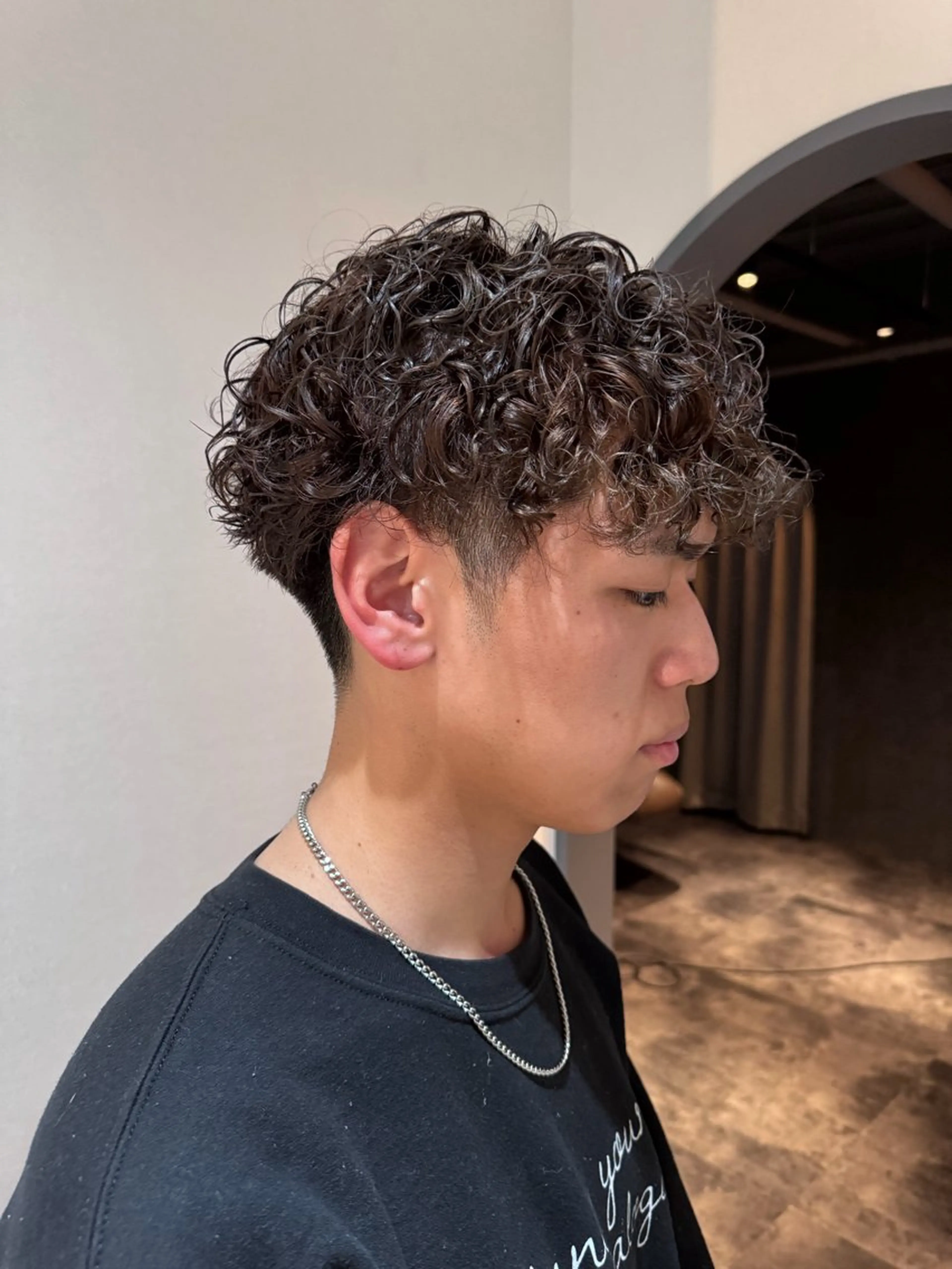 メンズカット＋パーマ＋トリートメントの写真