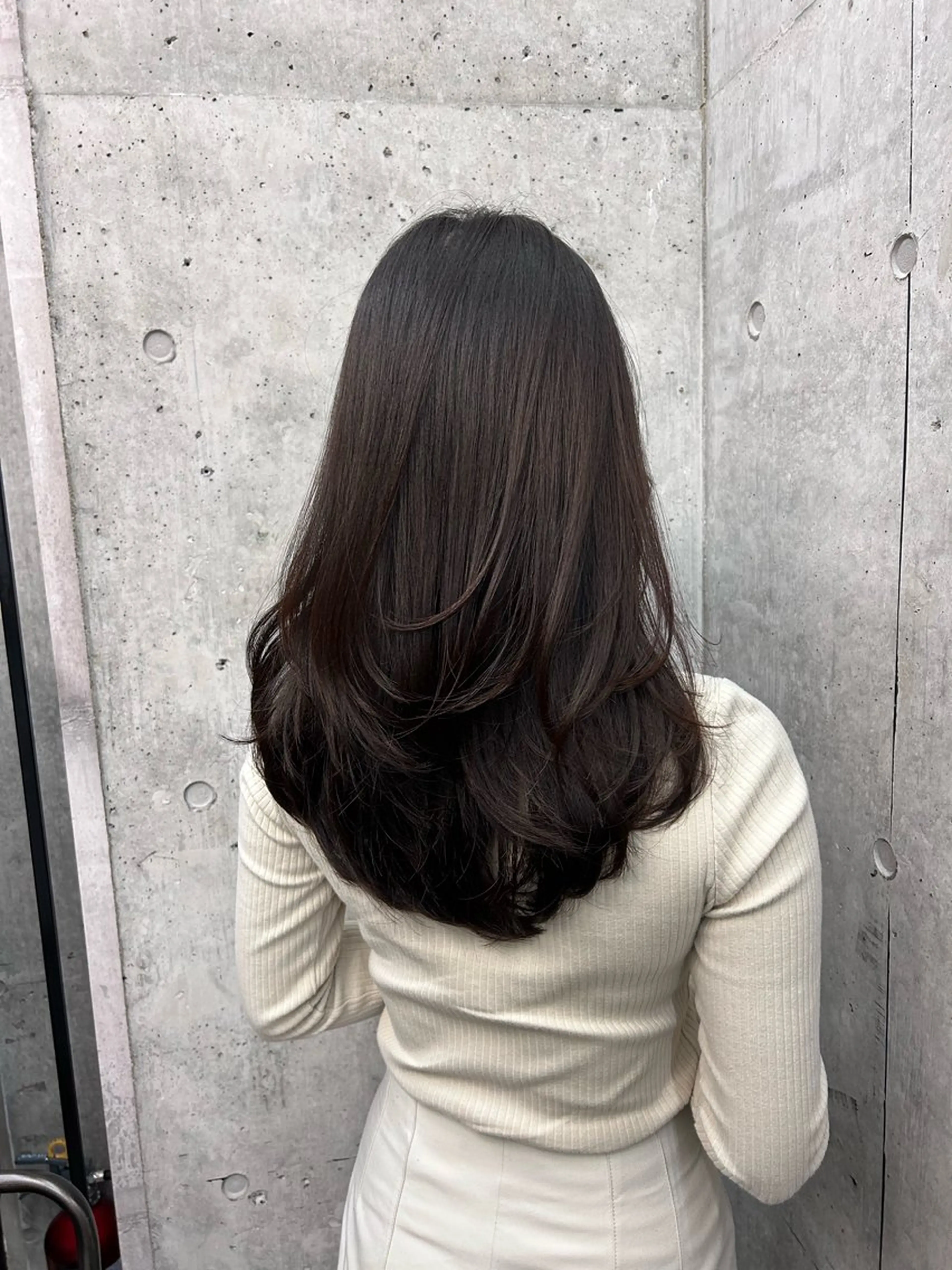 ミディアム カラー パーマ ヘアアレンジ ANJU/本町肥後橋 /似合わせカラー💖のヘアスタイル