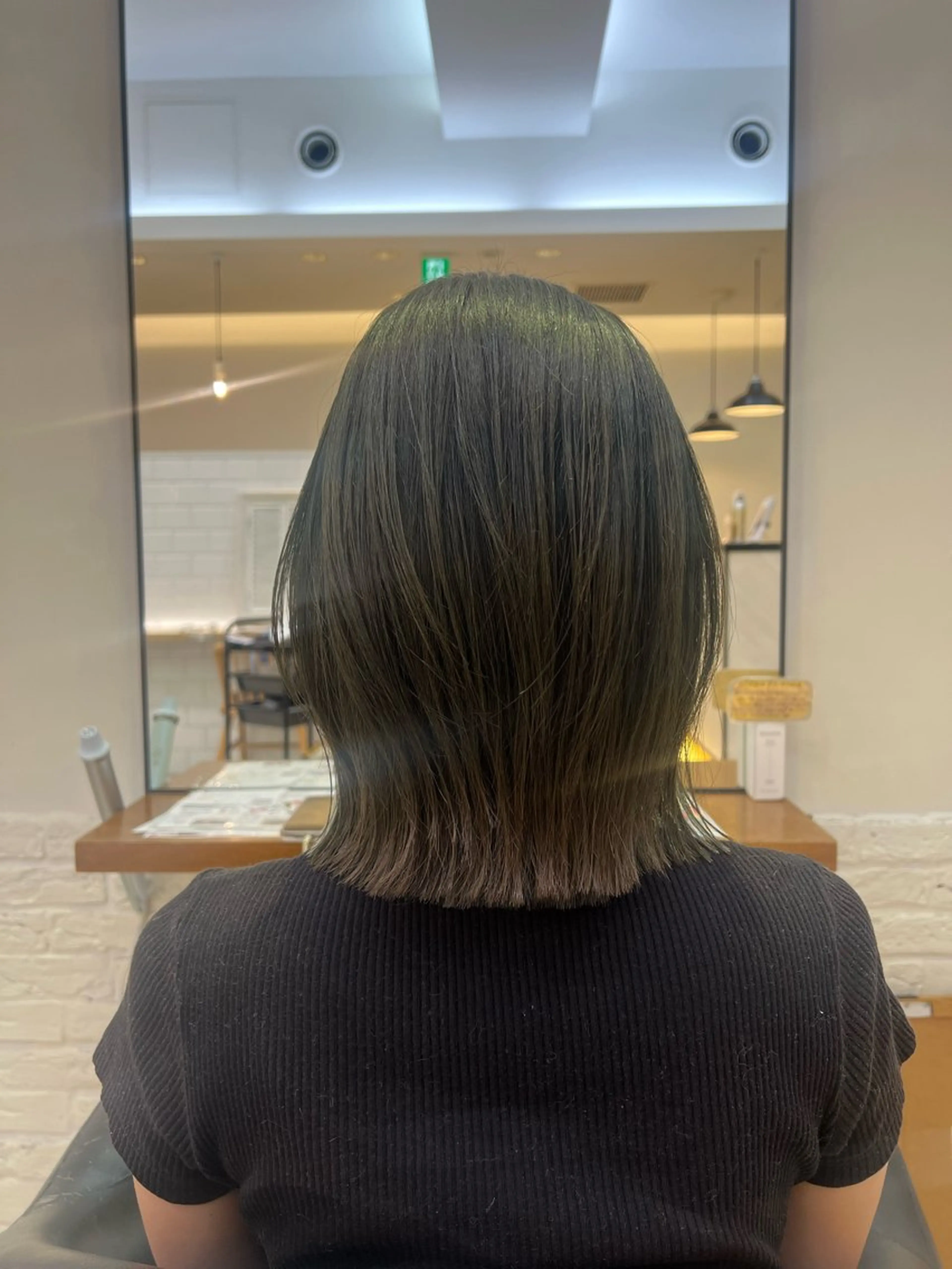 ミディアム 🌙コテ巻き風パーマ 🌙菜月のヘアスタイル