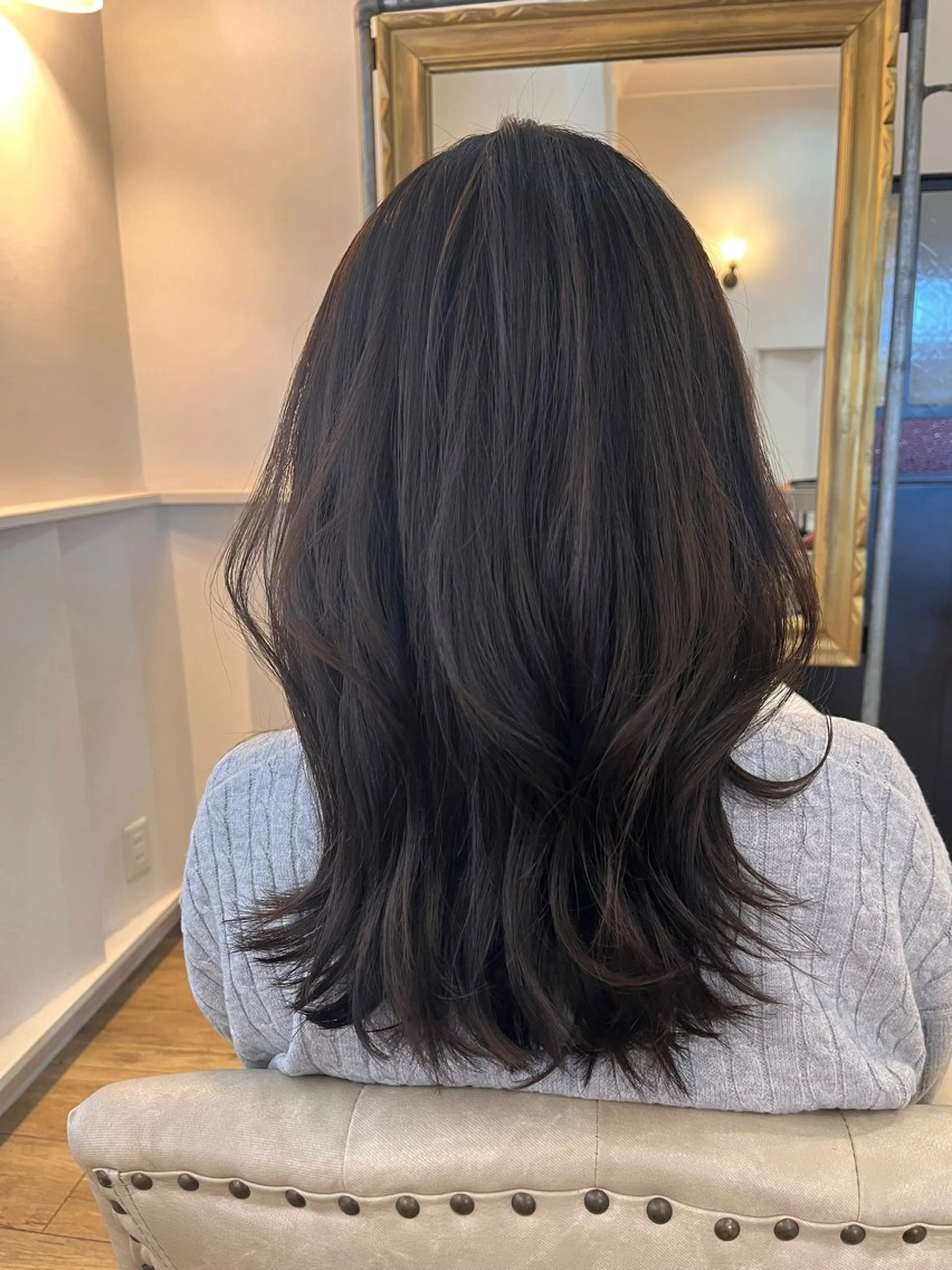 ロング 上坪 あずさのヘアスタイル