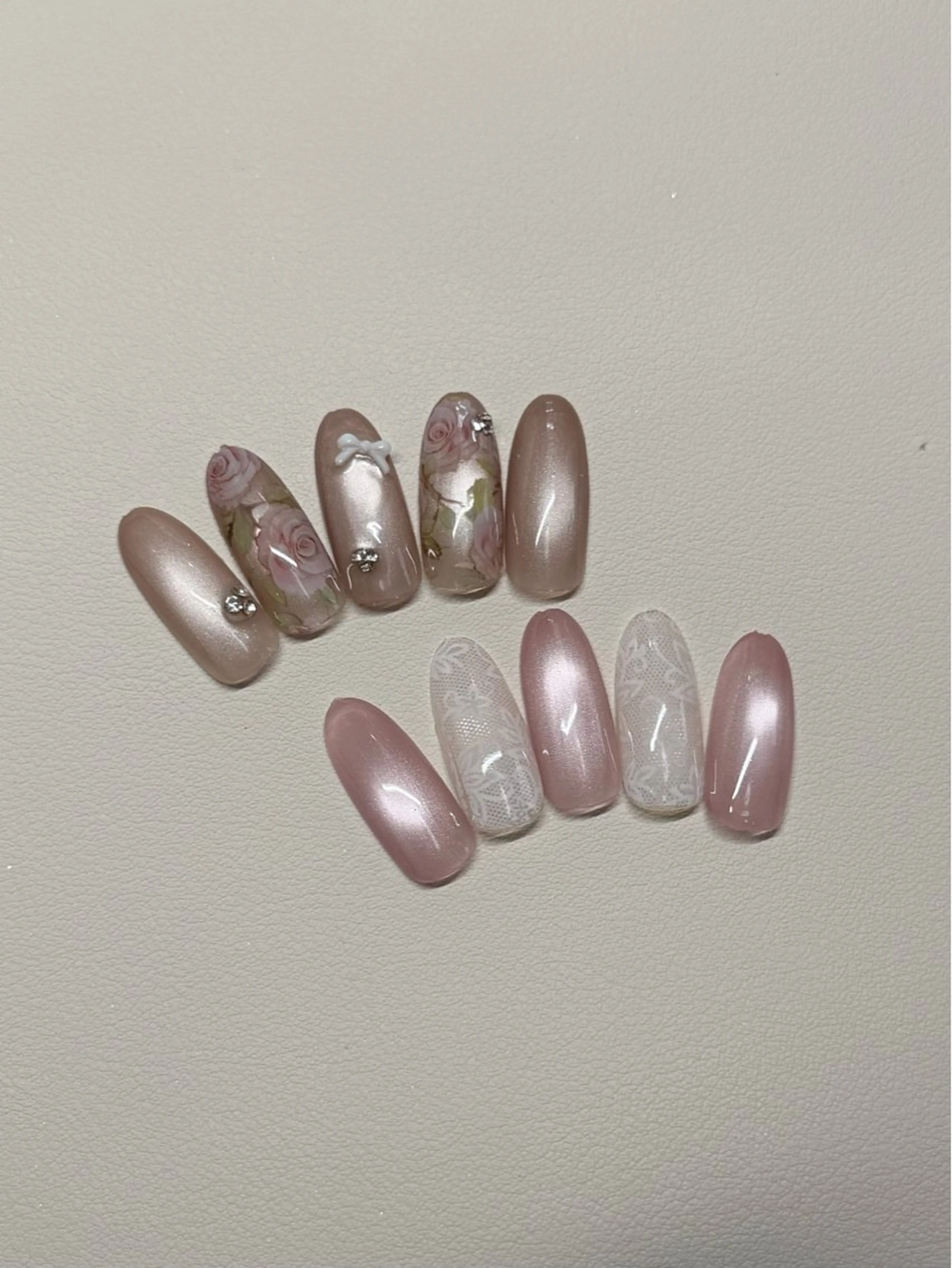 ネイル レース シンプルネイル salon JUNOのネイルデザイン
