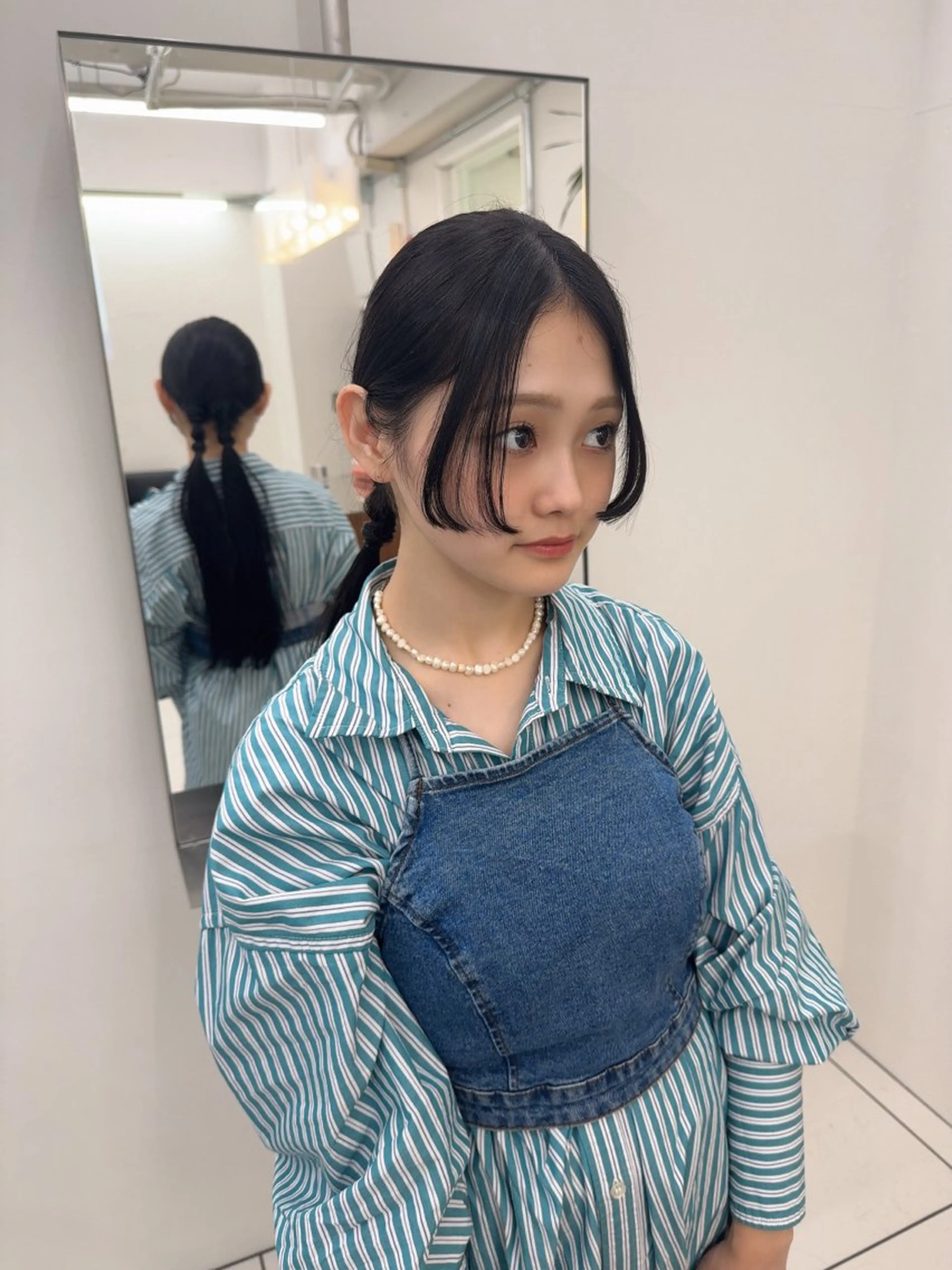 ロング ヘアアレンジ カット ヘアセット MIES amane(アマネ)のヘアスタイル