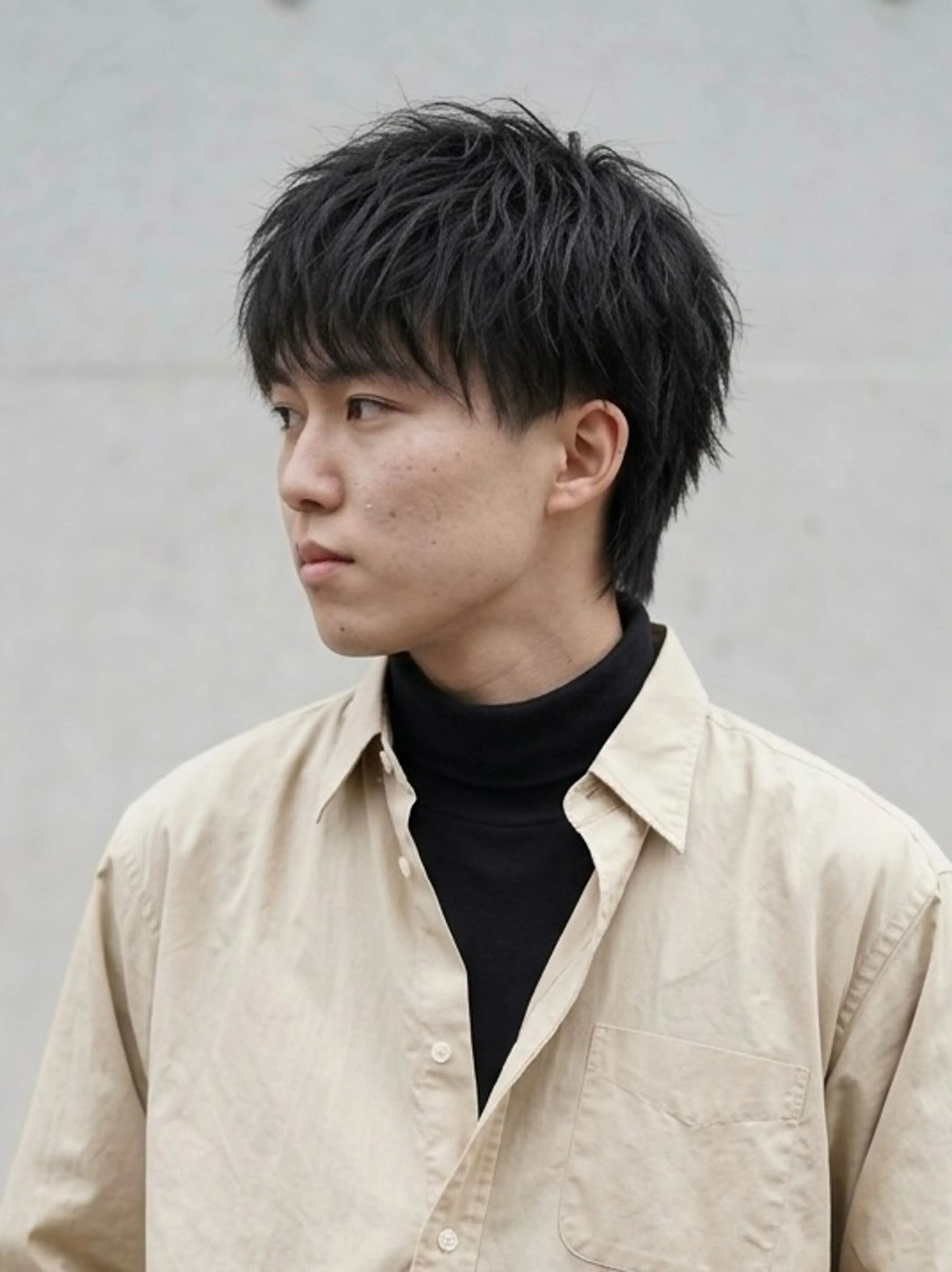 ショート メンズ ツーブロック メンズウルフカット ウルフカット カット 大人メンズパーマ /石川瑠青のヘアスタイル