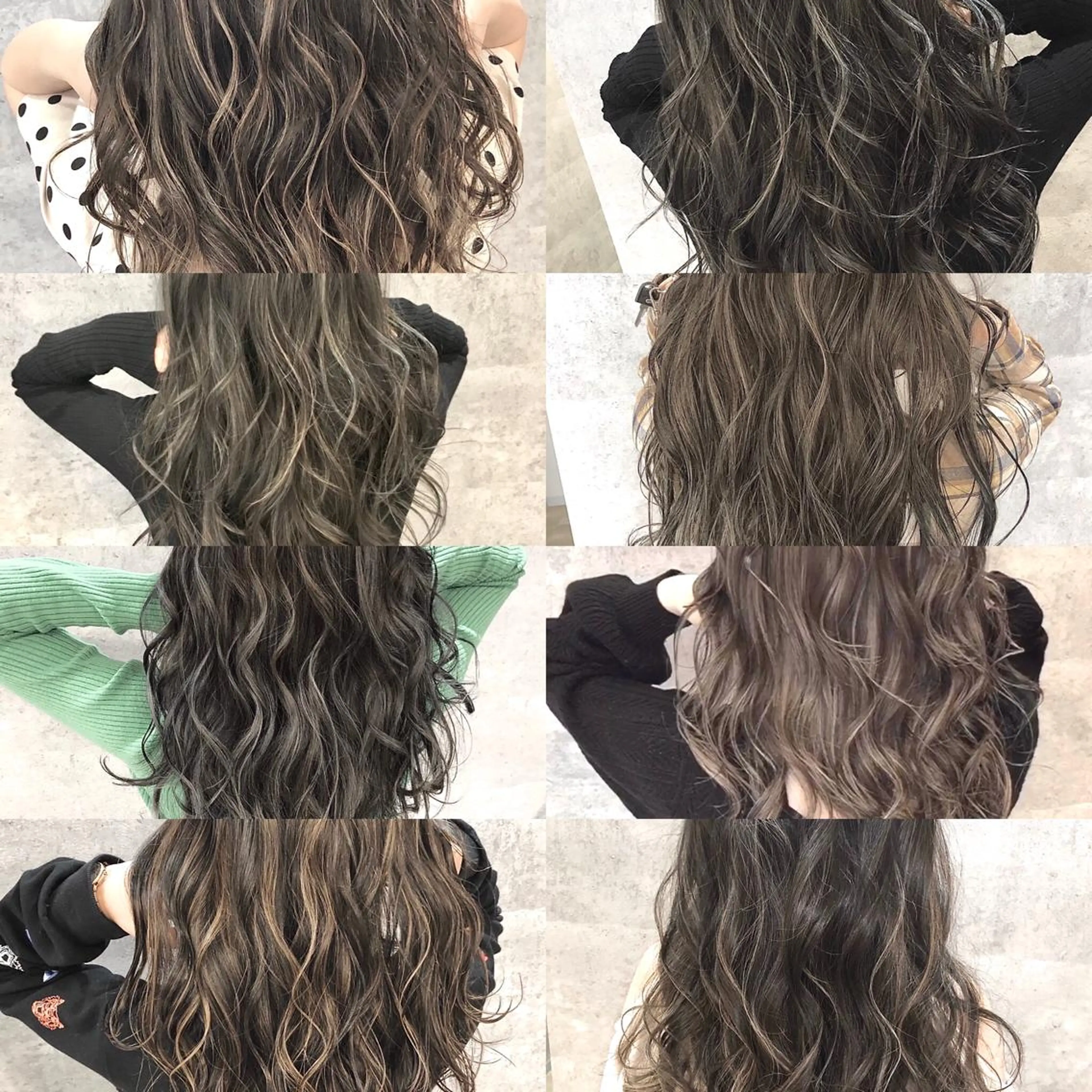 ロング カラー ハイライトカラー ハイライト ✨MiL✨ ✨心斎橋✨のヘアスタイル