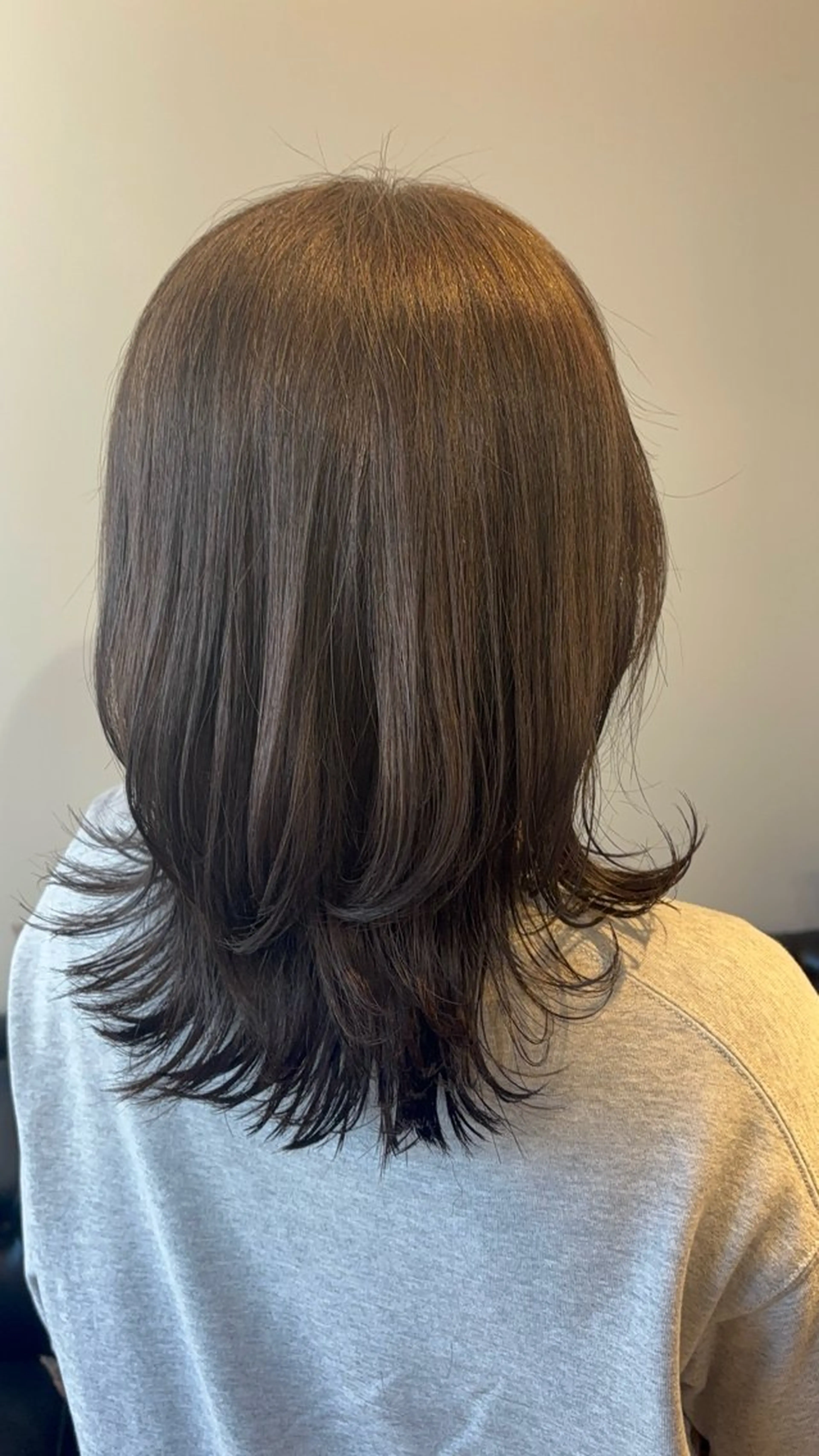 セミロング ヘアカラー トリートメント miyu/ハイライト ブリーチモデル募集中のヘアスタイル