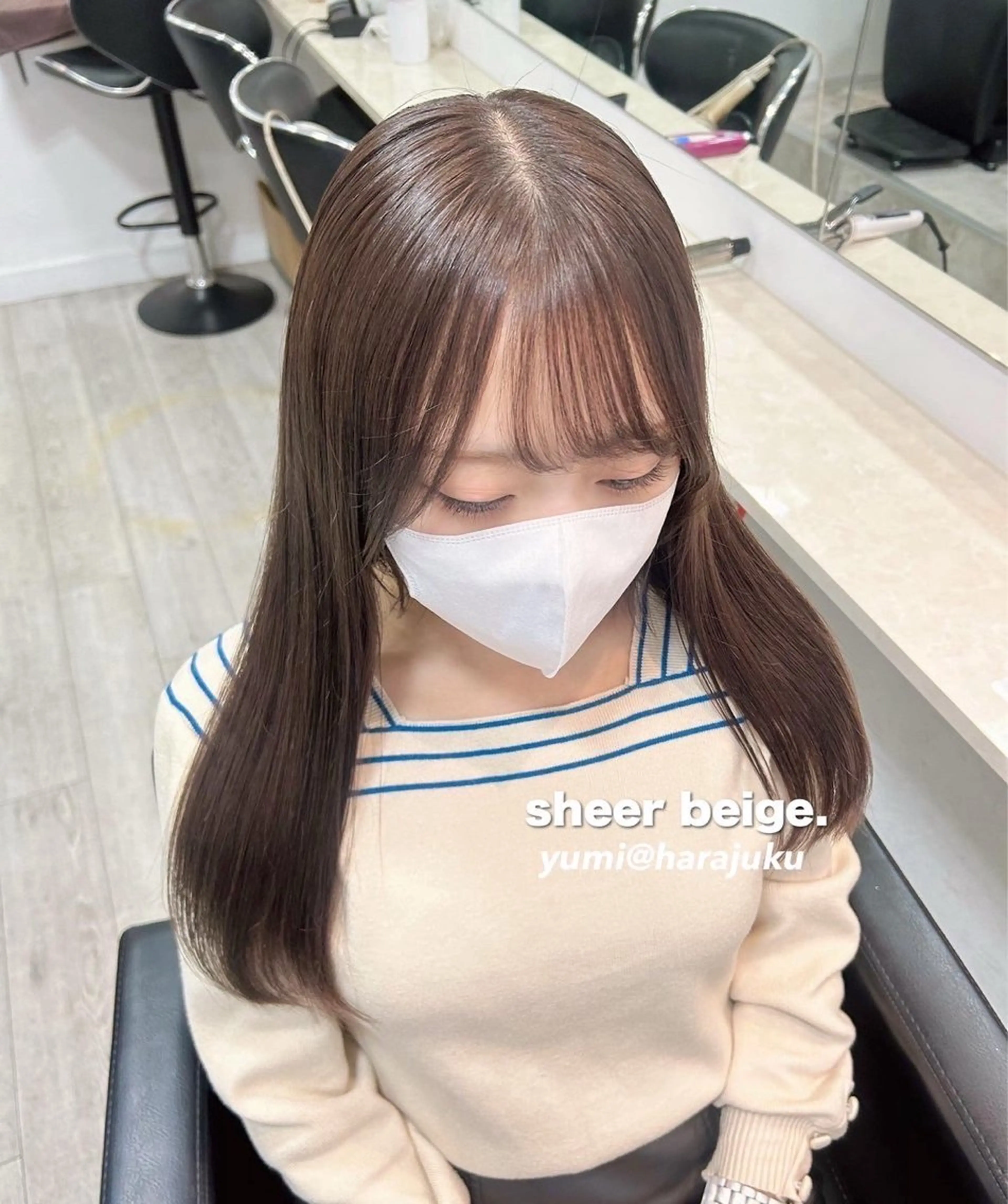セミロング カラー パーマ ヘアアレンジ メンズ ワット 原宿のヘアスタイル