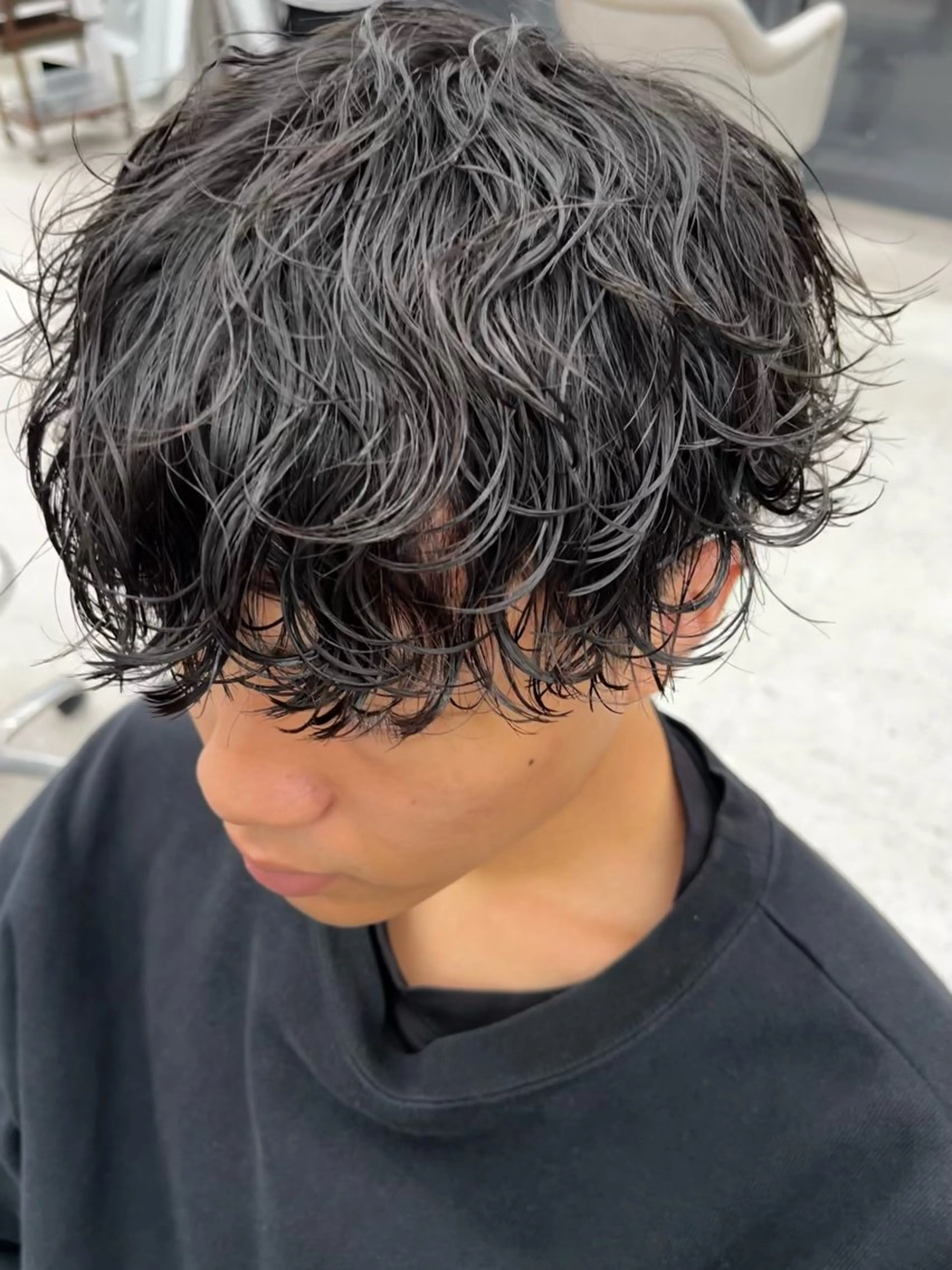 パーマ メンズ カット パーマ 🍐シャドウパーマ メンズ特化/守岡🍐のヘアスタイル