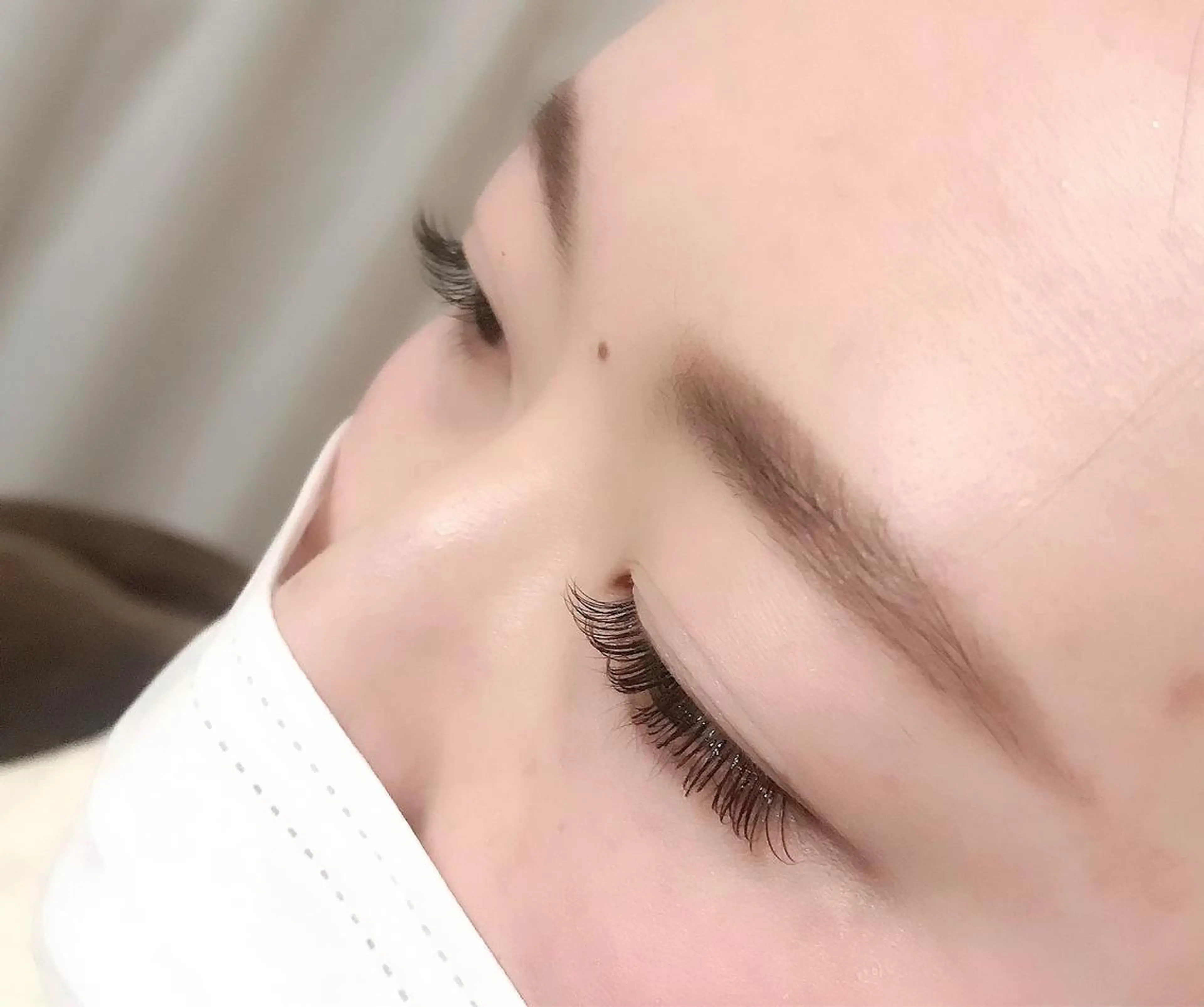 マツエク・マツパ 目尻長め Fleur フルールのマツエク・マツパデザイン